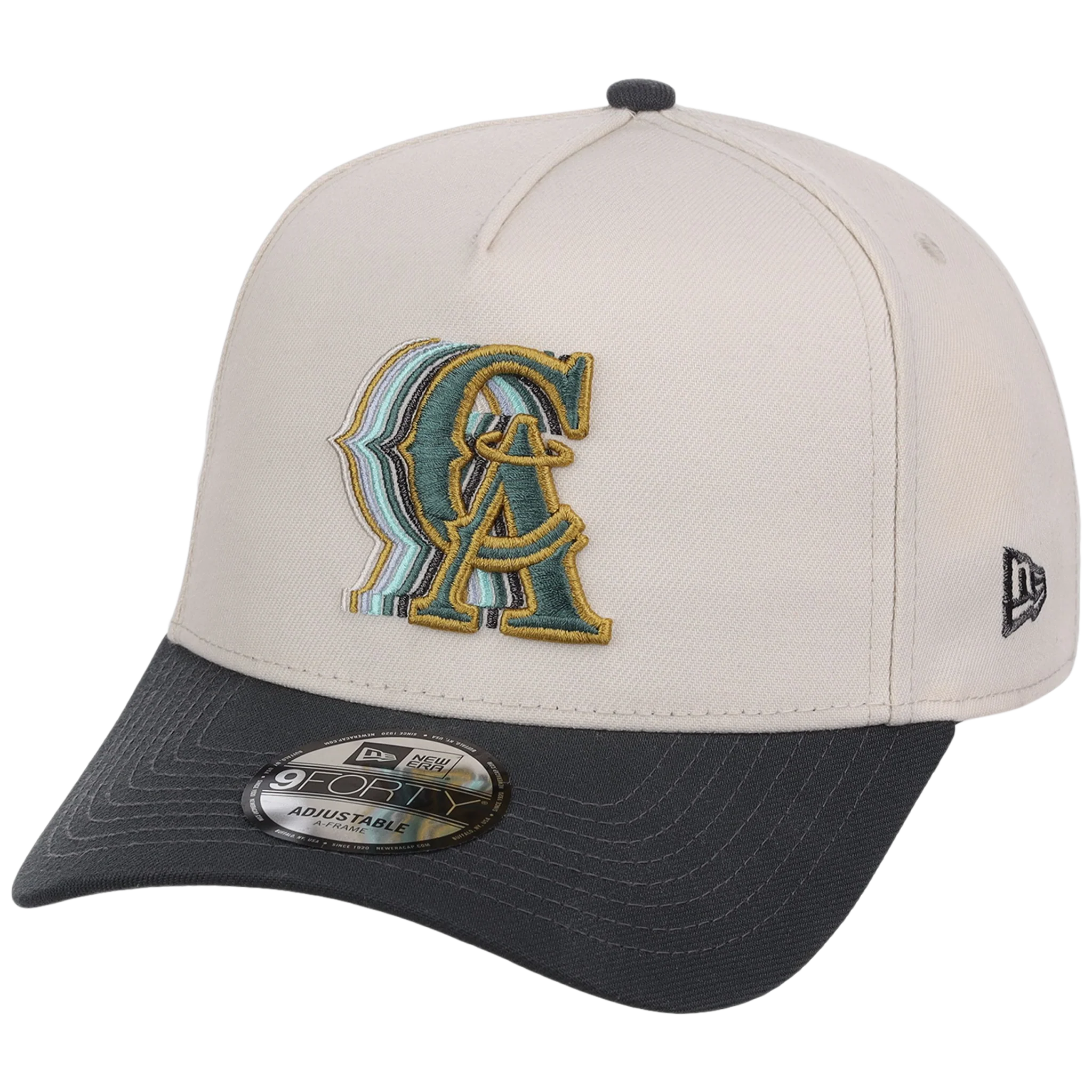 Anaheim Angels MLB Cream Clouds New Era 9FORTY - Image 4