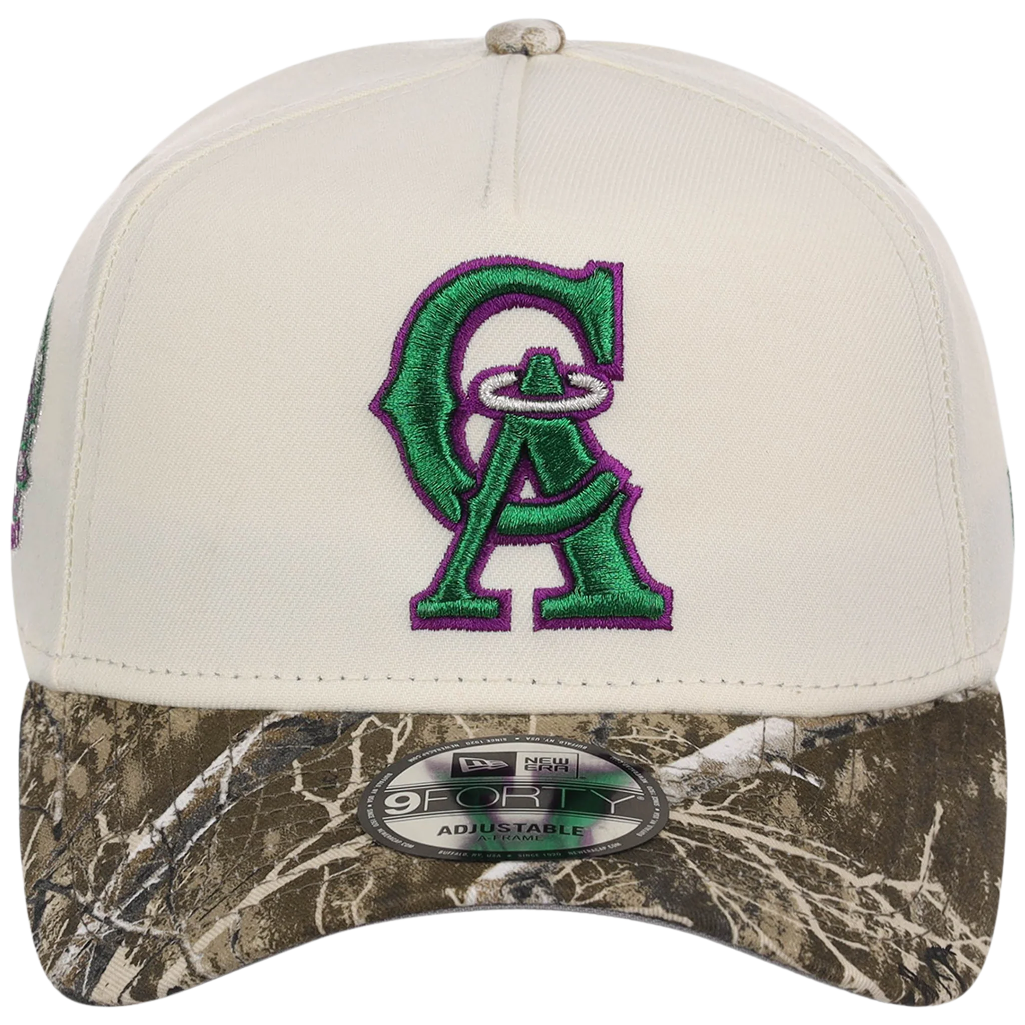 Anaheim Angels MLB Purple Trees New Era 9FORTY - Image 5