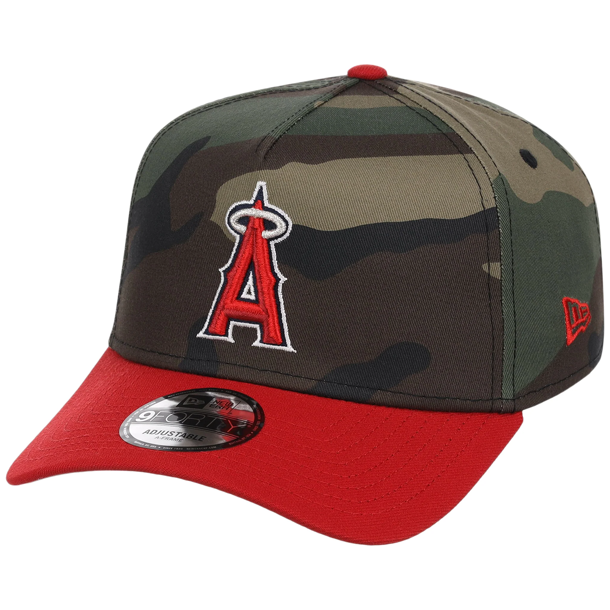 Anaheim Angels MLB Woodland Contrast New Era 9FORTY - Image 4