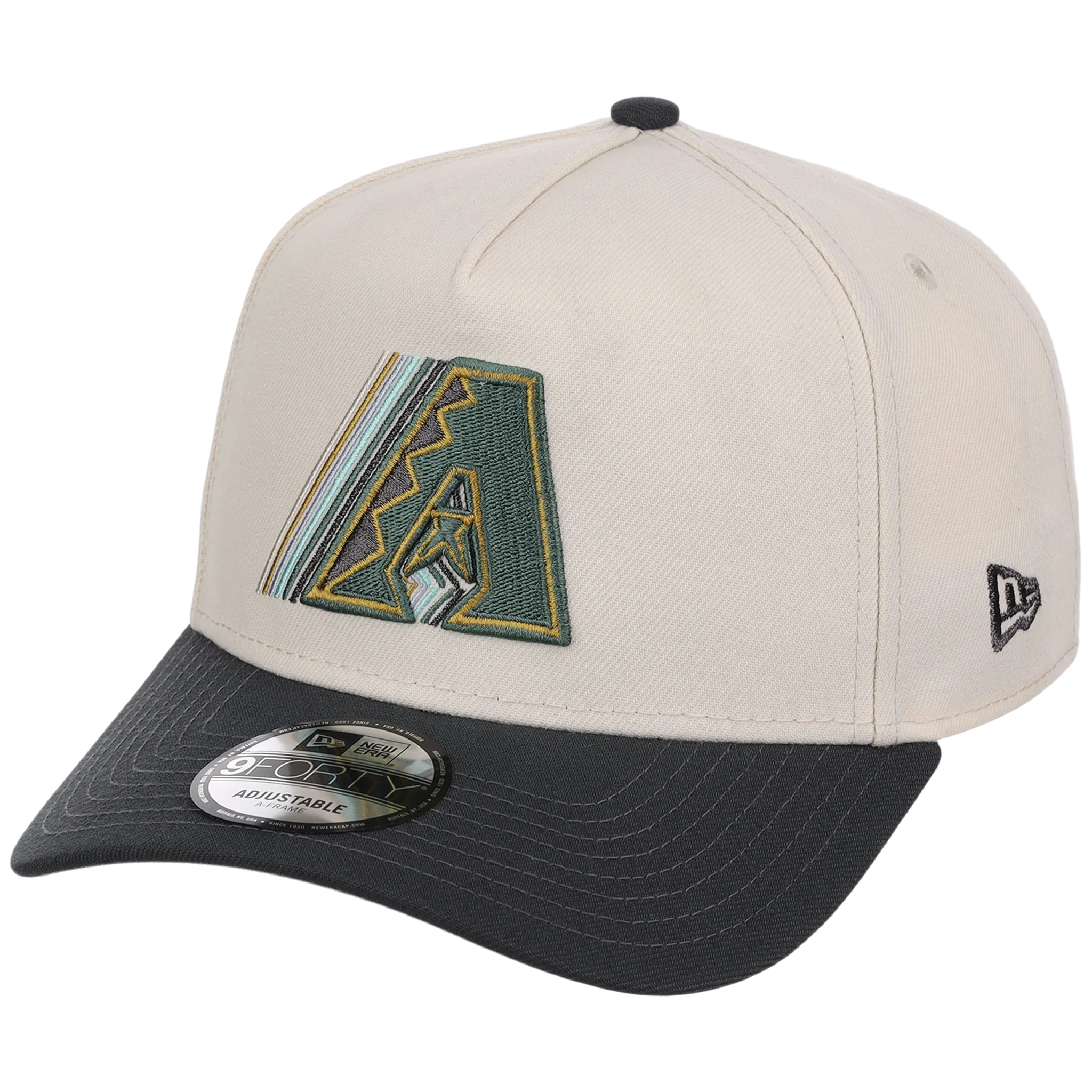 Arizona Diamondbacks MLB Cream Clouds New Era 9FORTY - Image 4