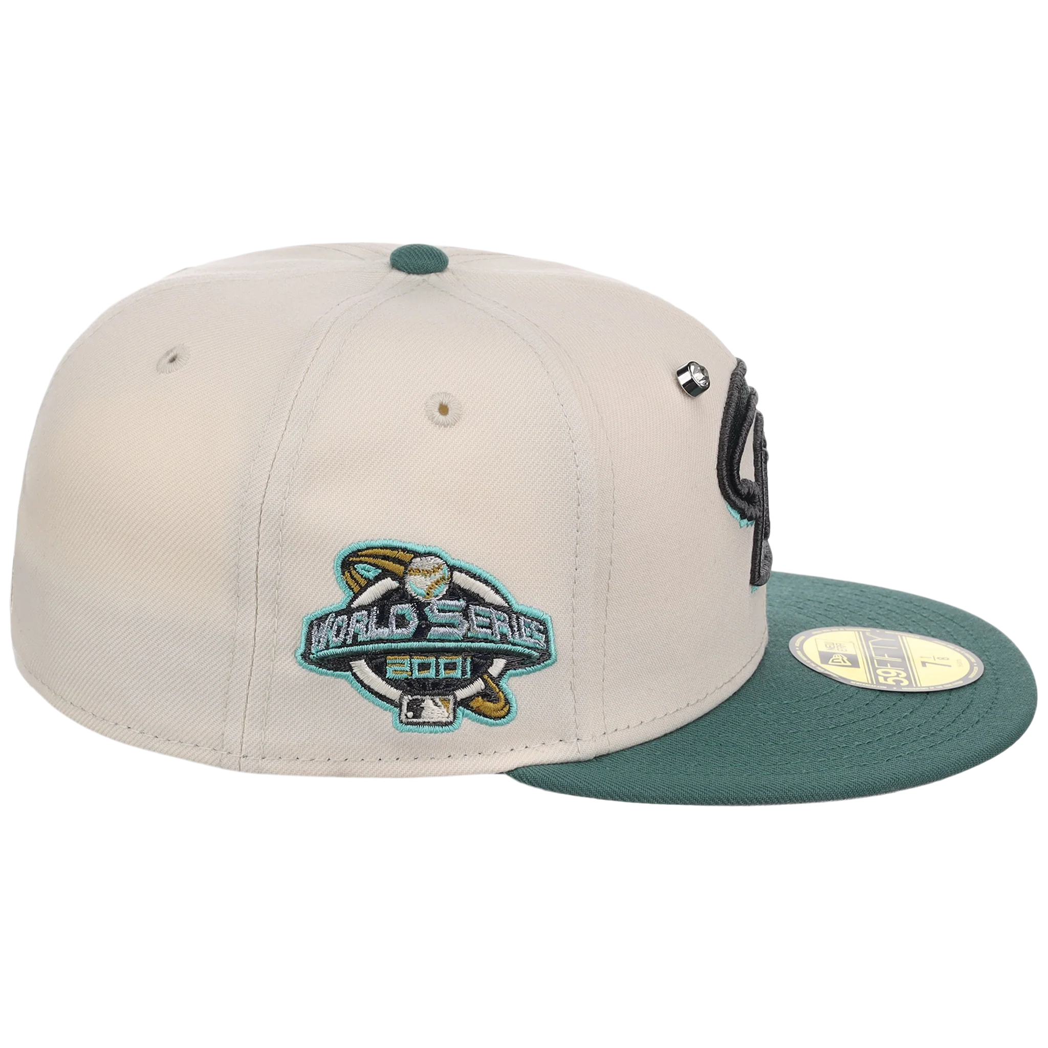 Arizona Diamondbacks MLB Cream Lichen New Era 59FIFTY - Image 3