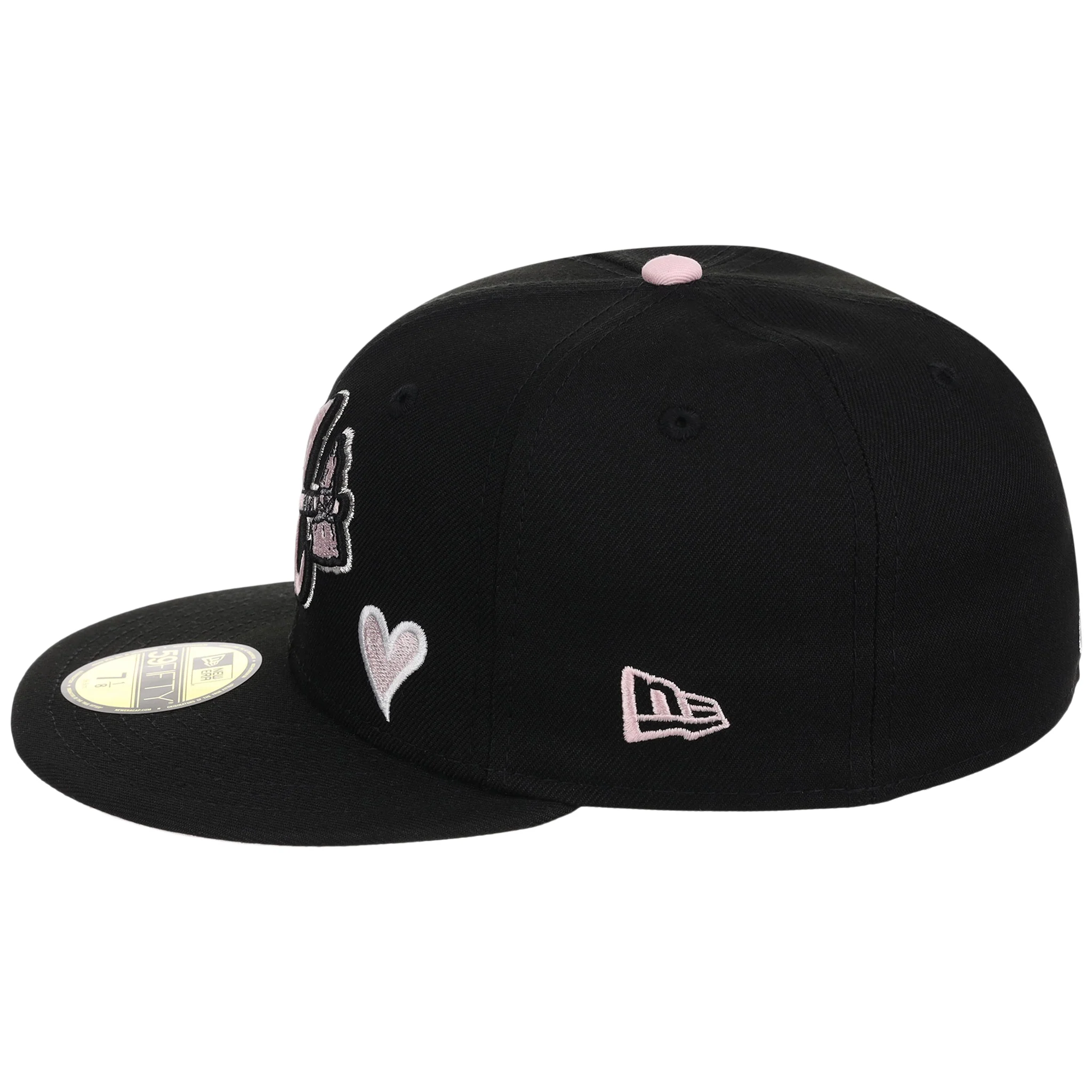 Atlanta Braves High Frequency Funk New Era 59FIFTY Black/Pink - Image 6