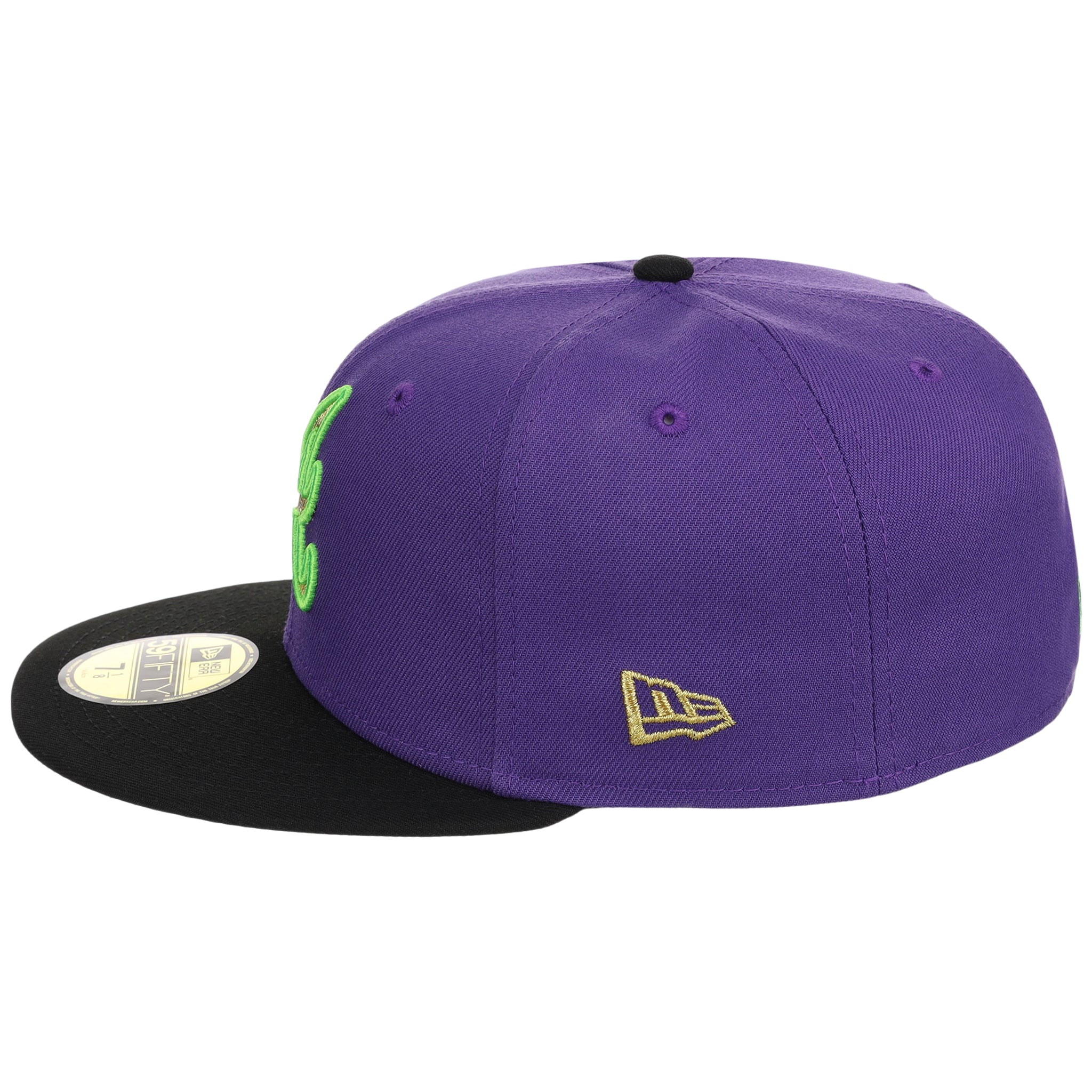 Atlanta Braves High Frequency Funk New Era 59FIFTY Purple/Black - Image 6