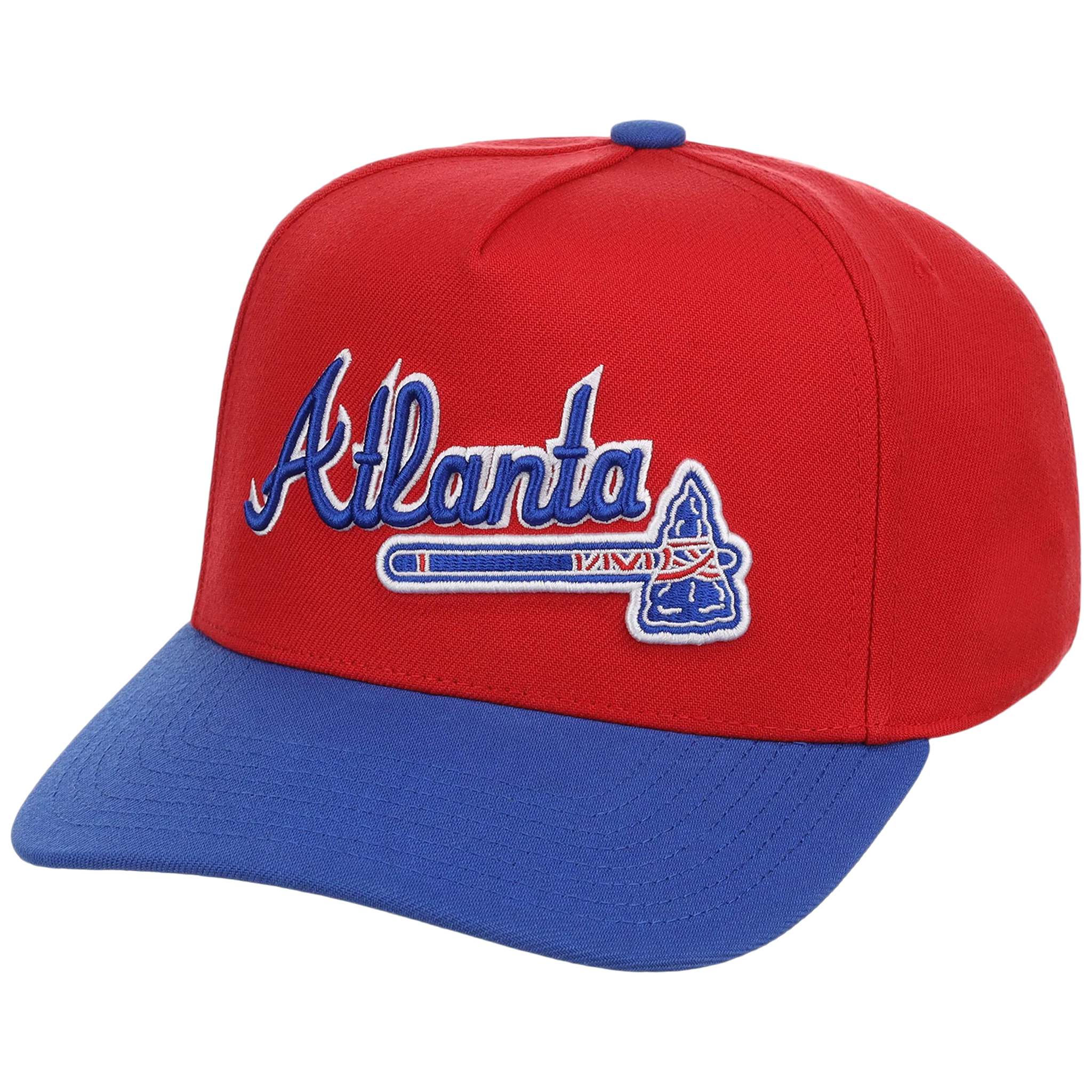 Atlanta Braves Mitchell & Ness MLB 'Era Flip' Heritage Series Pro Pinch - Red/Red - Image 5