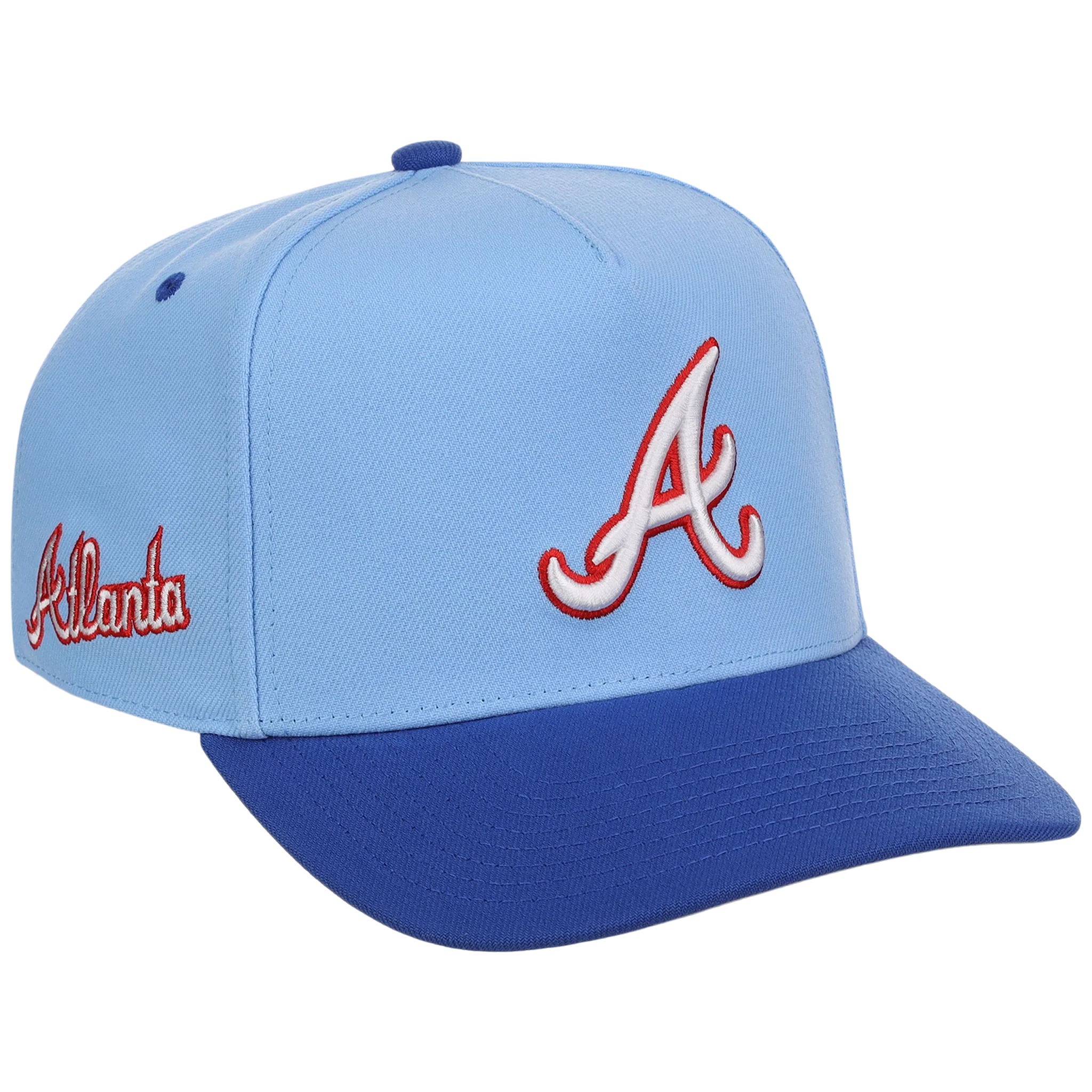 Atlanta Braves Mitchell & Ness MLB 'Era Flip' Heritage Series Pro Pinch - Sky/Royal