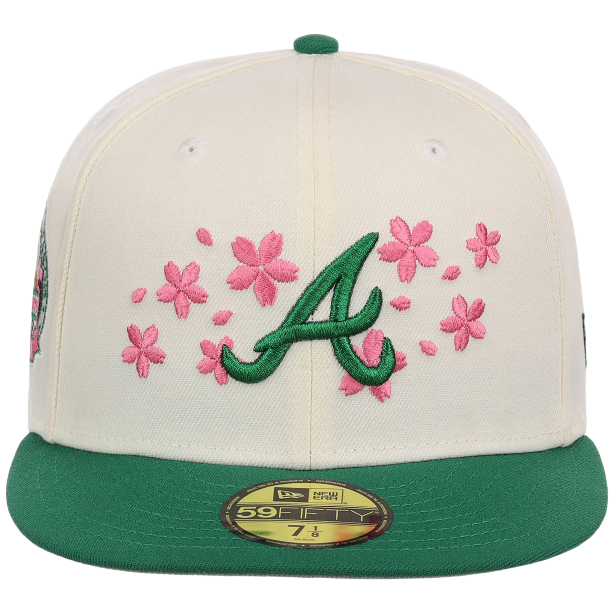 Atlanta Braves MLB Augusta Bloom New Era 59FIFTY - Chrome - Image 5