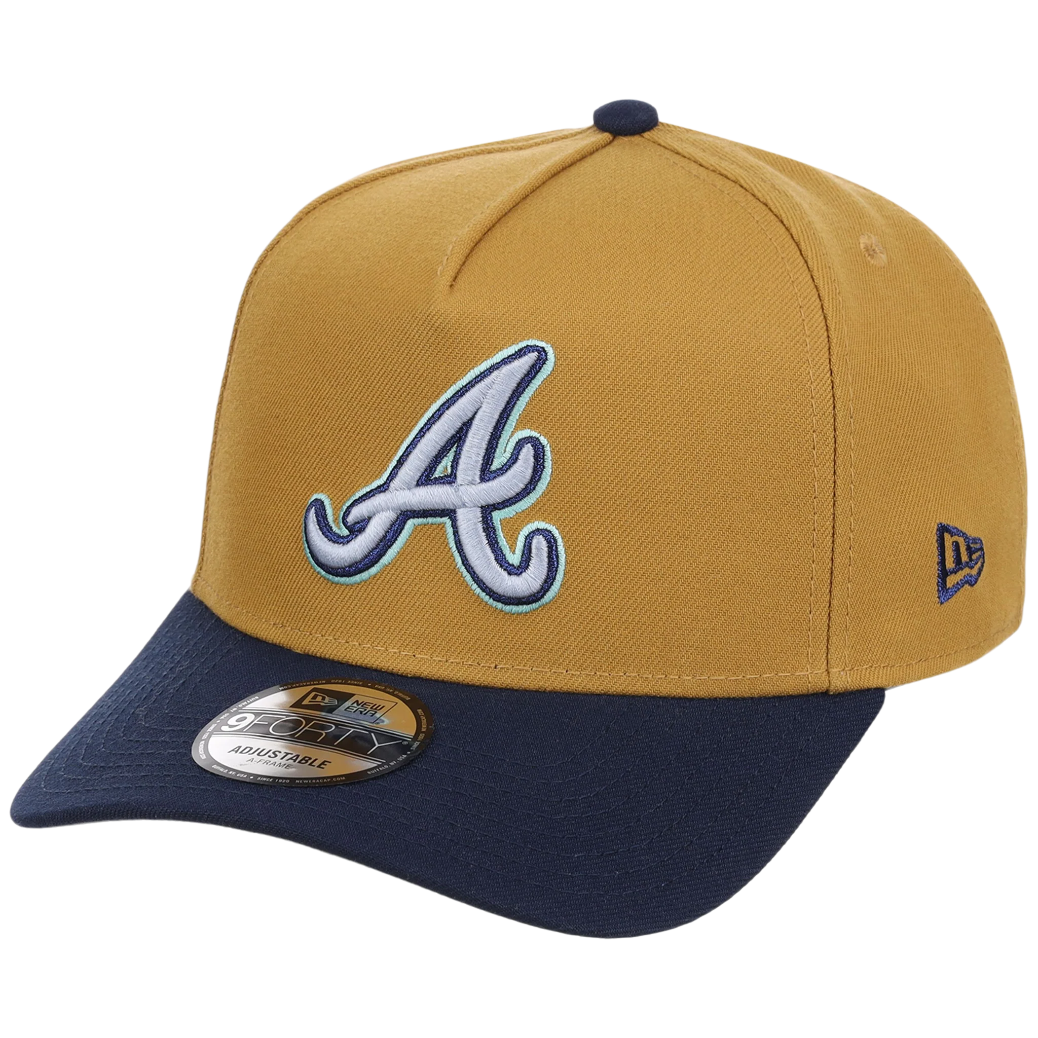 Atlanta Braves MLB Dusted Navy New Era 9FORTY - Image 4