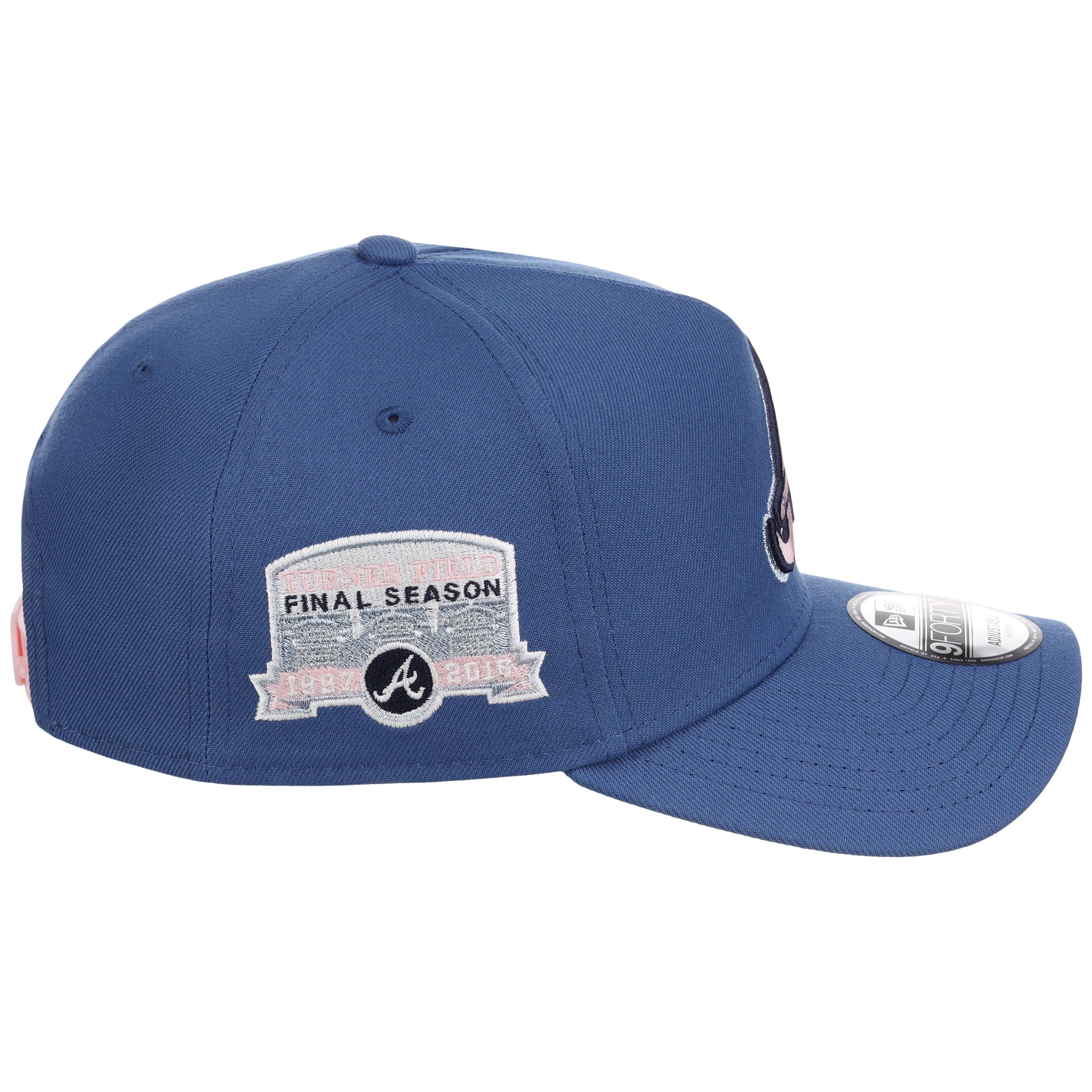 Atlanta Braves MLB Pink Indigo New Era 9FORTY - Image 3