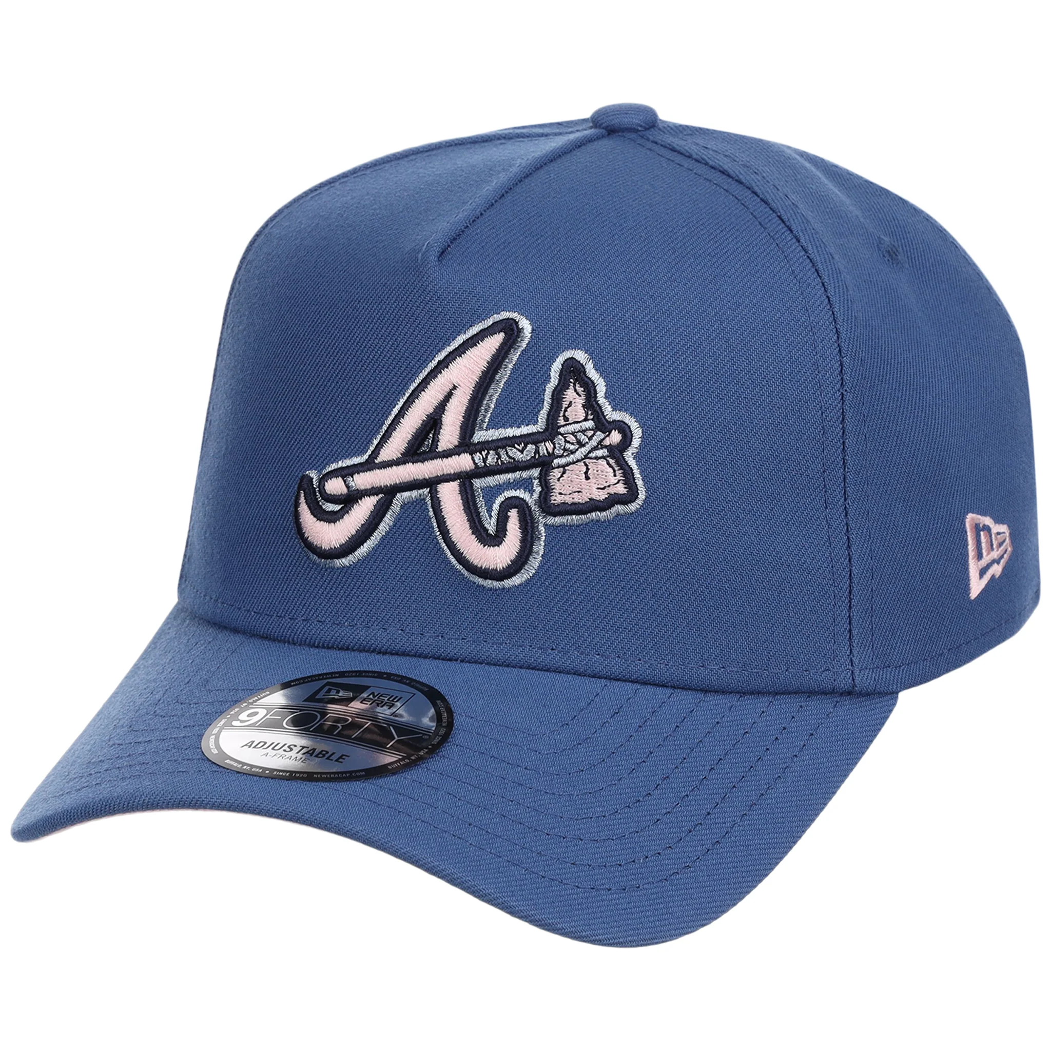 Atlanta Braves MLB Pink Indigo New Era 9FORTY - Image 4