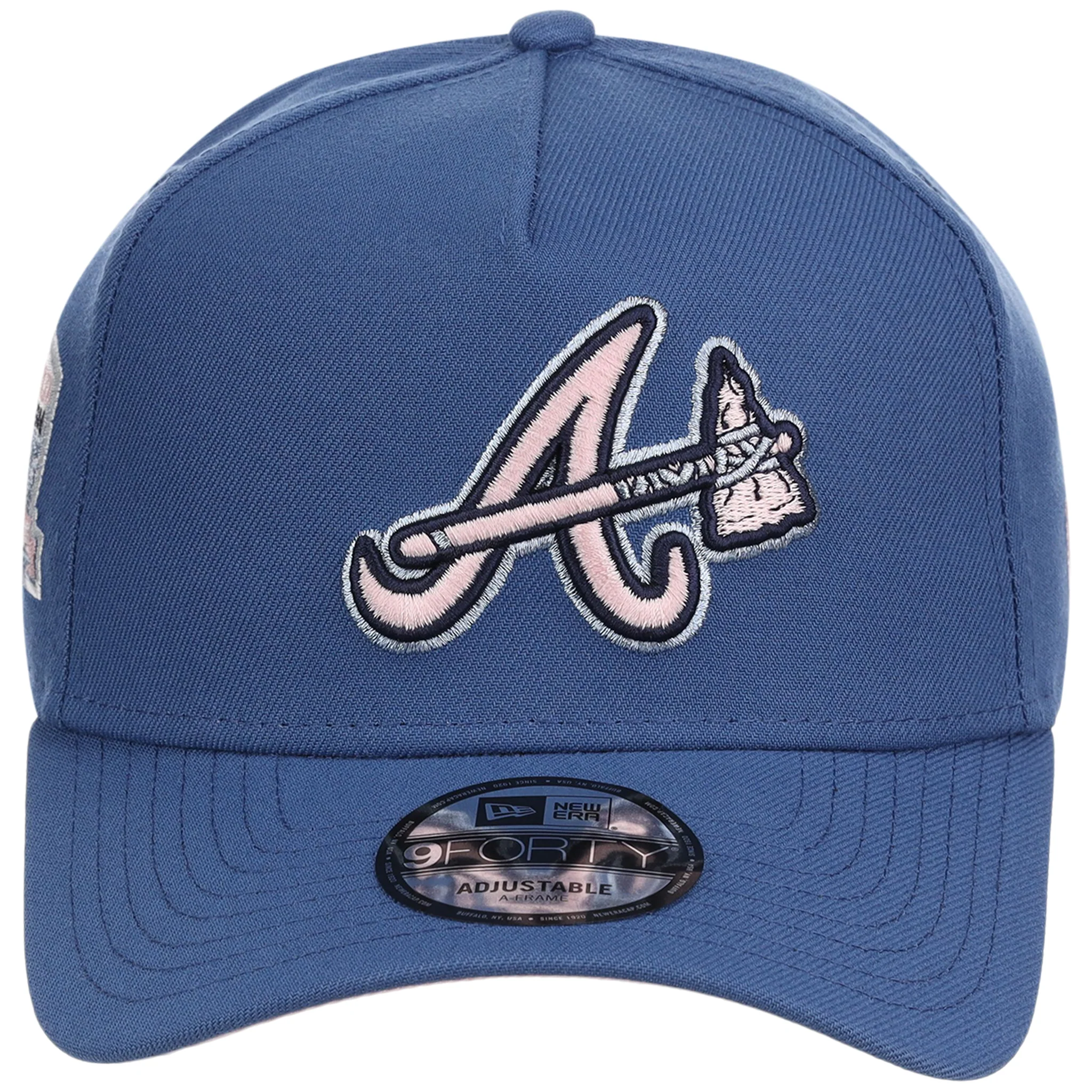 Atlanta Braves MLB Pink Indigo New Era 9FORTY - Image 5