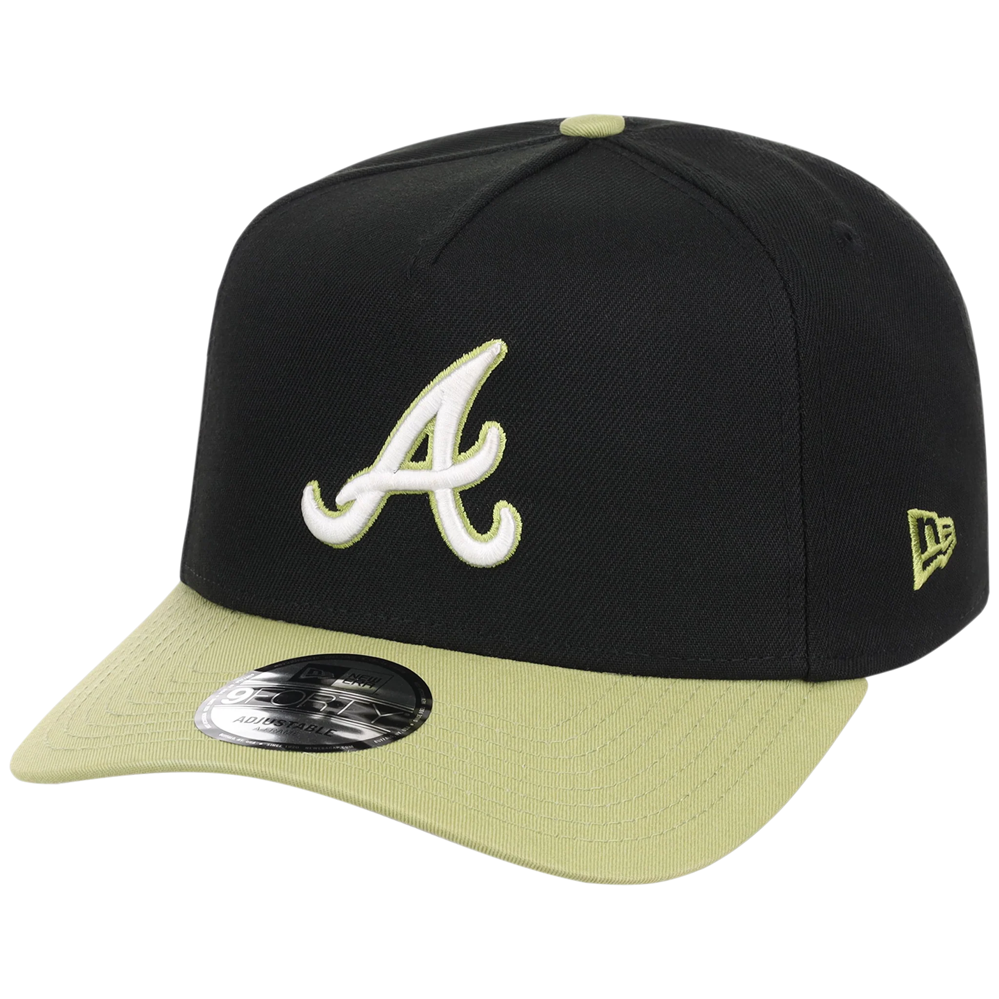 Atlanta Braves MLB Simpsons Localized New Era 9FORTY - Alien - Black/Green - Image 4