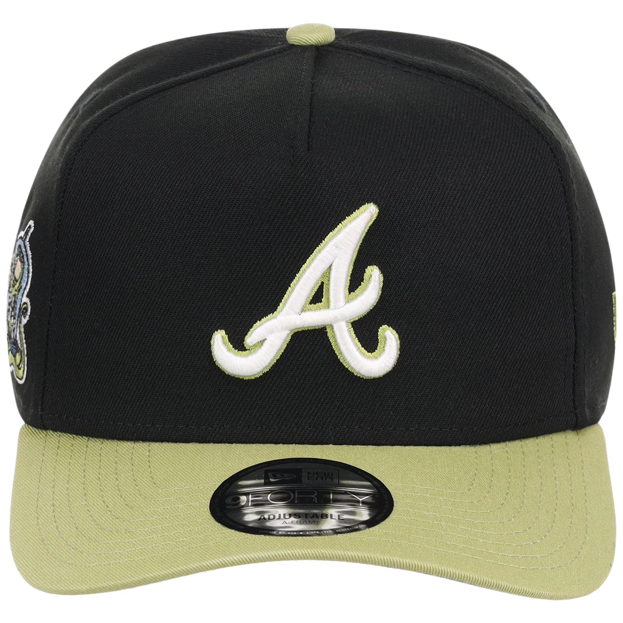 Atlanta Braves MLB Simpsons Localized New Era 9FORTY - Alien - Black/Green - Image 5