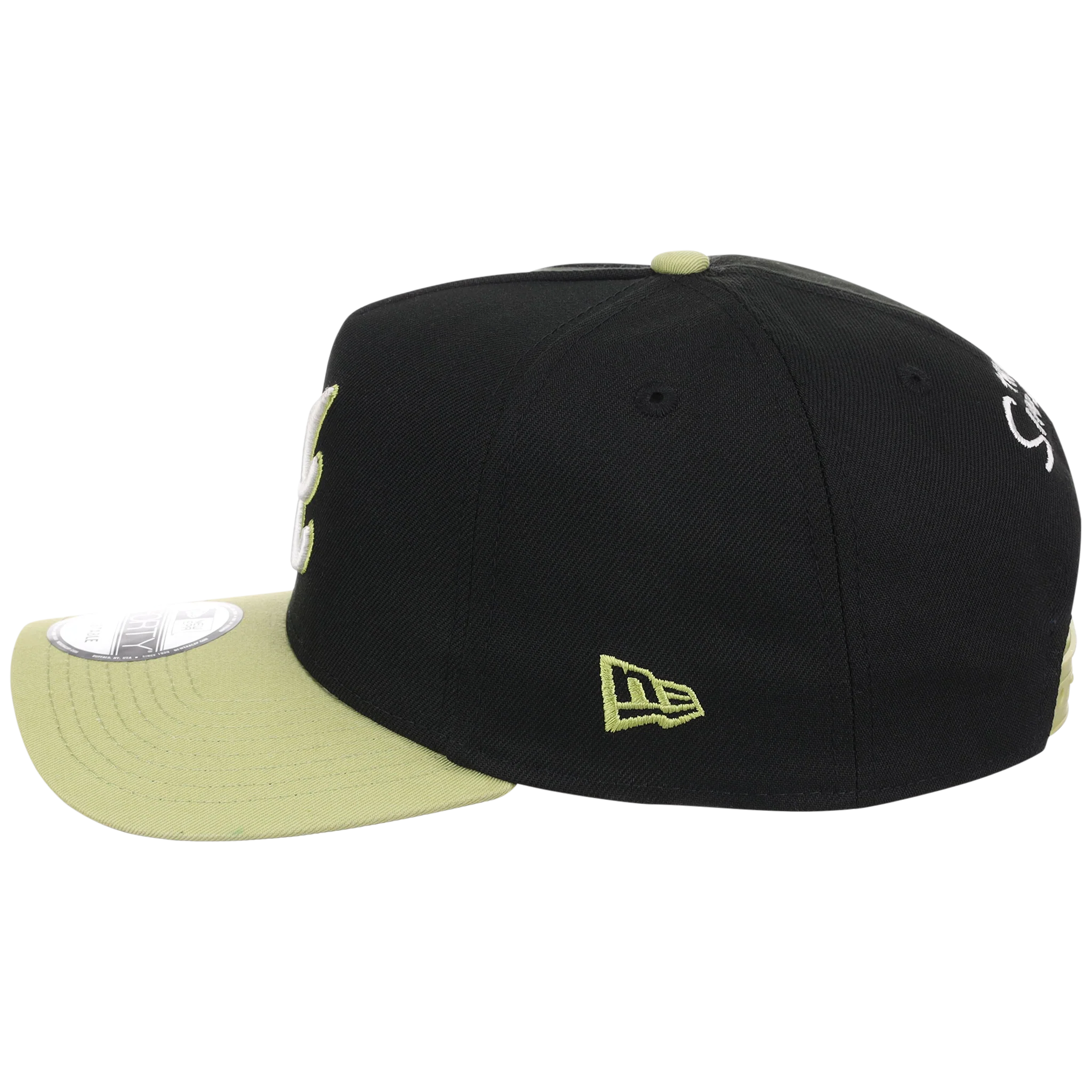 Atlanta Braves MLB Simpsons Localized New Era 9FORTY - Alien - Black/Green - Image 6