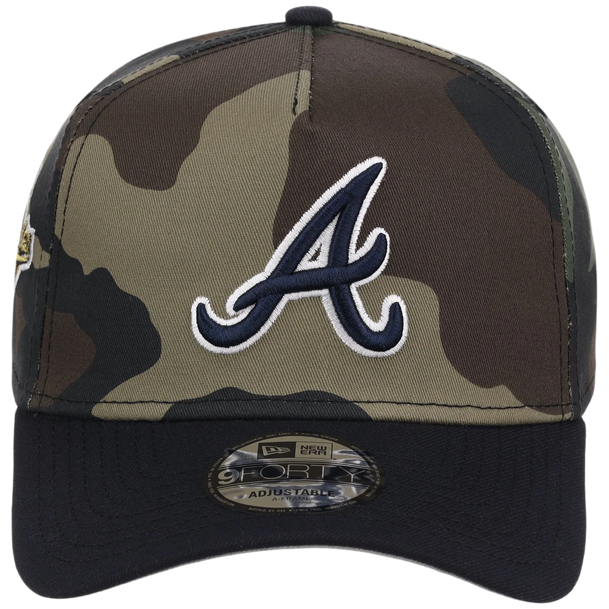 Atlanta Braves MLB Woodland Contrast New Era 9FORTY - Image 5
