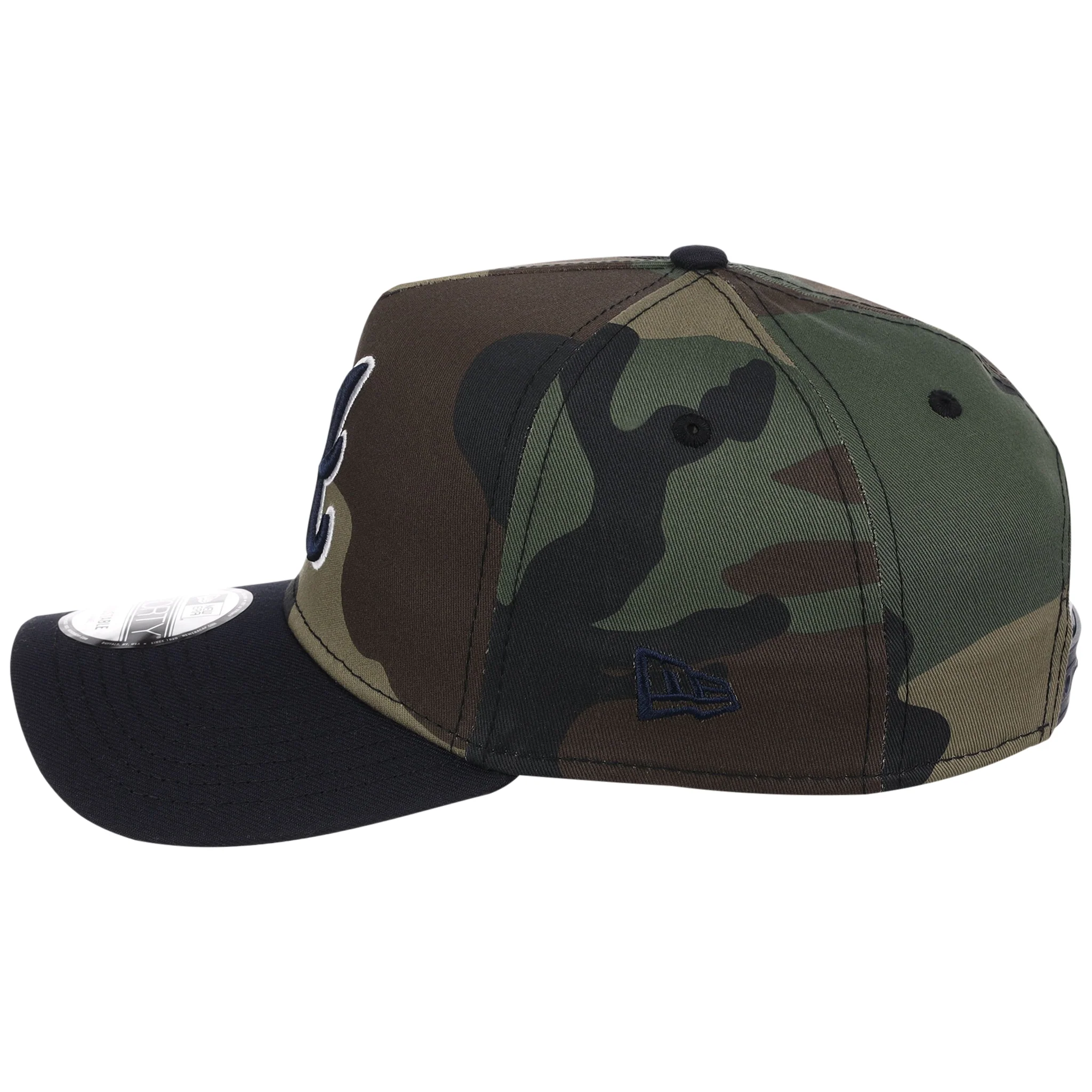 Atlanta Braves MLB Woodland Contrast New Era 9FORTY - Image 6