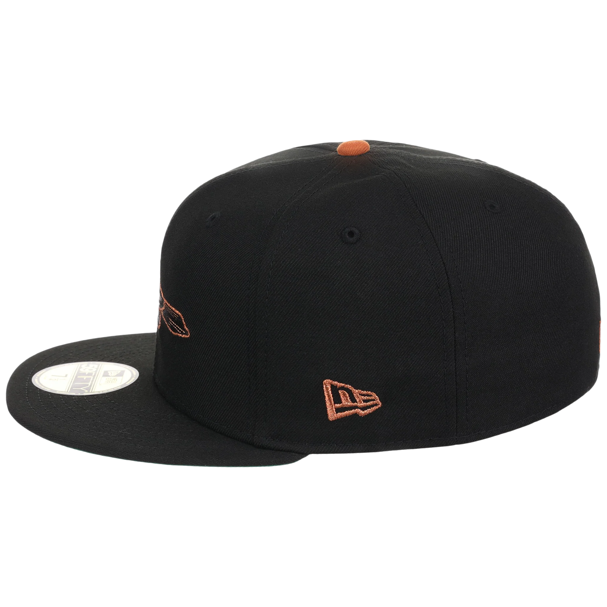 Baltimore Orioles Friday Flux New Era 59FIFTY (Black/Black) - Image 6