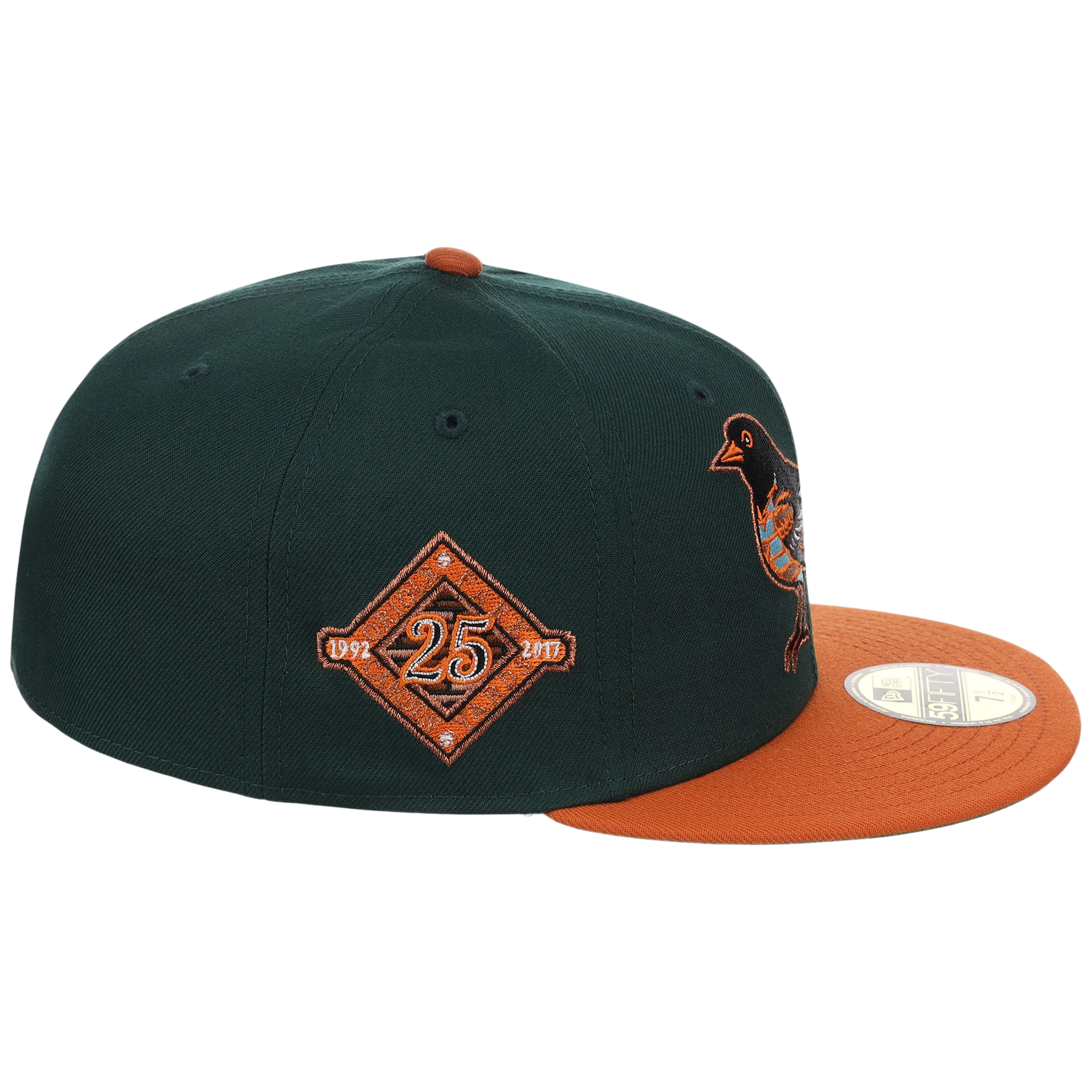 Baltimore Orioles Friday Flux New Era 59FIFTY (Dark Green/Orange) - Image 3