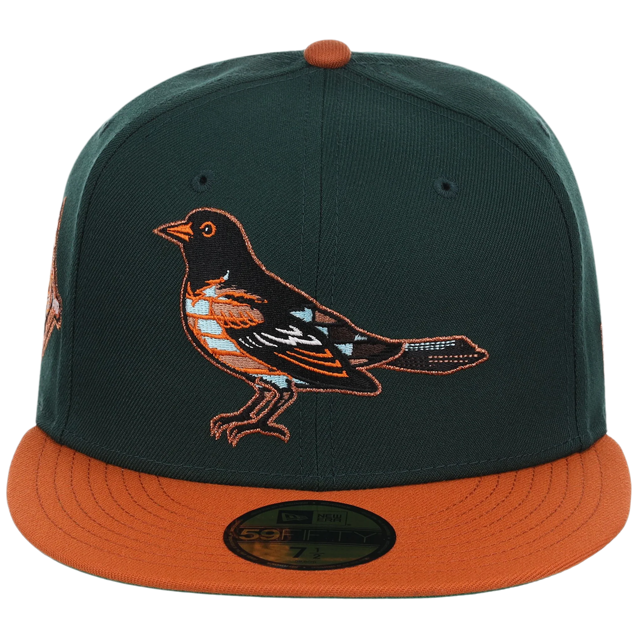 Baltimore Orioles Friday Flux New Era 59FIFTY (Dark Green/Orange) - Image 5