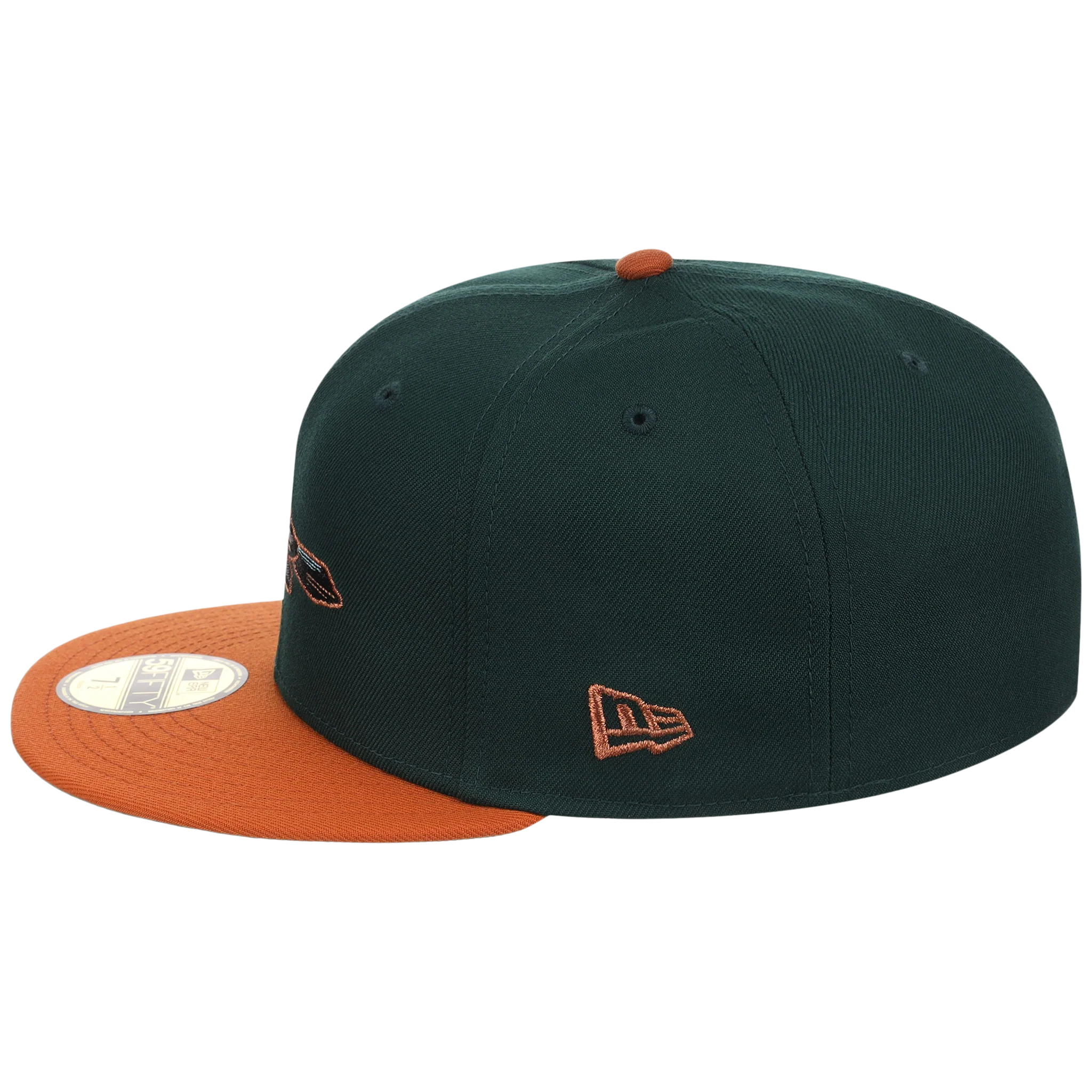 Baltimore Orioles Friday Flux New Era 59FIFTY (Dark Green/Orange) - Image 6