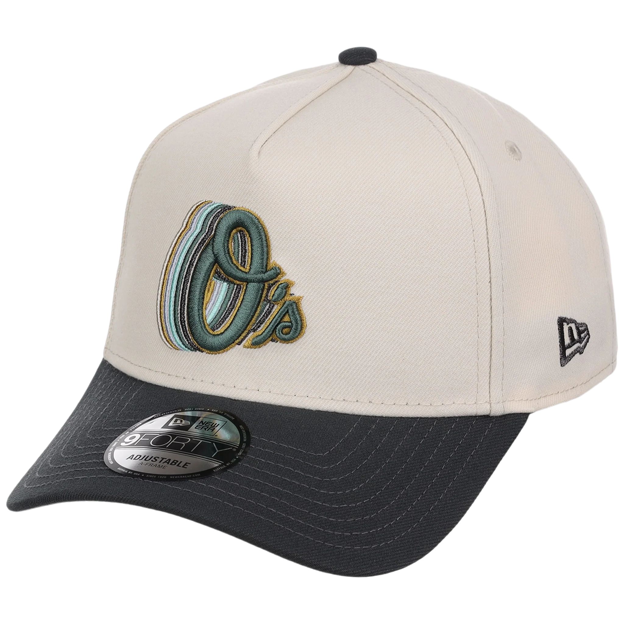Baltimore Orioles MLB Cream Clouds New Era 9FORTY - Image 4