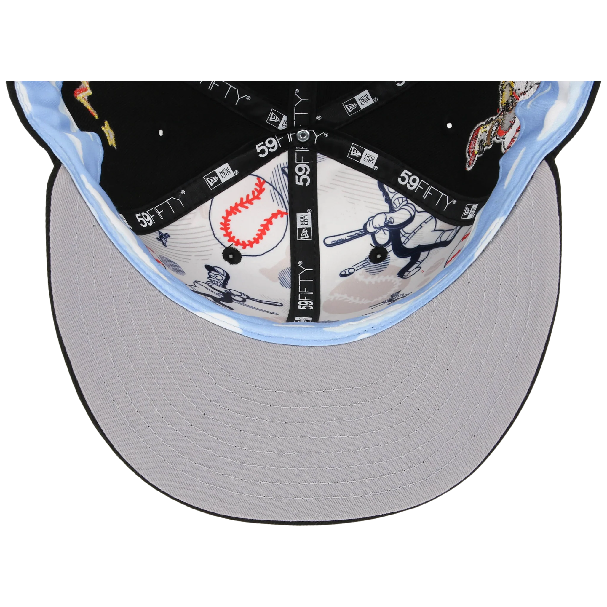 Baltimore Orioles MLB Simpsons Homer at the Bat 'Wonderbat' New Era 59FIFTY - Image 2