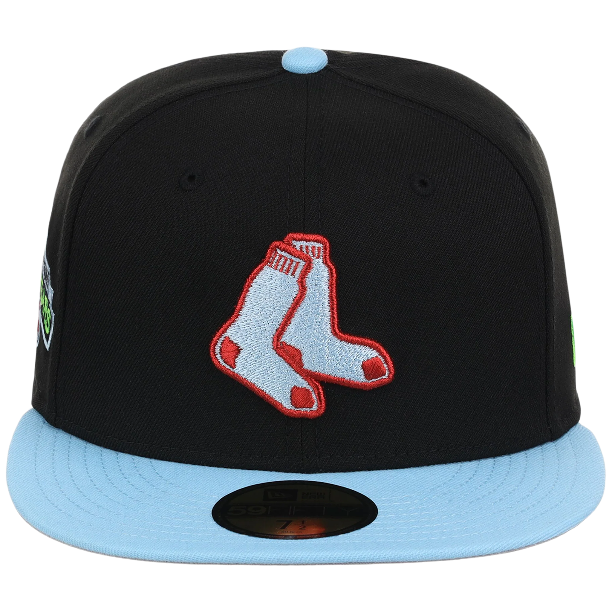 Boston Red Sox Iron Czar New Era 59FIFTY (Black/Sky Blue) - Image 5