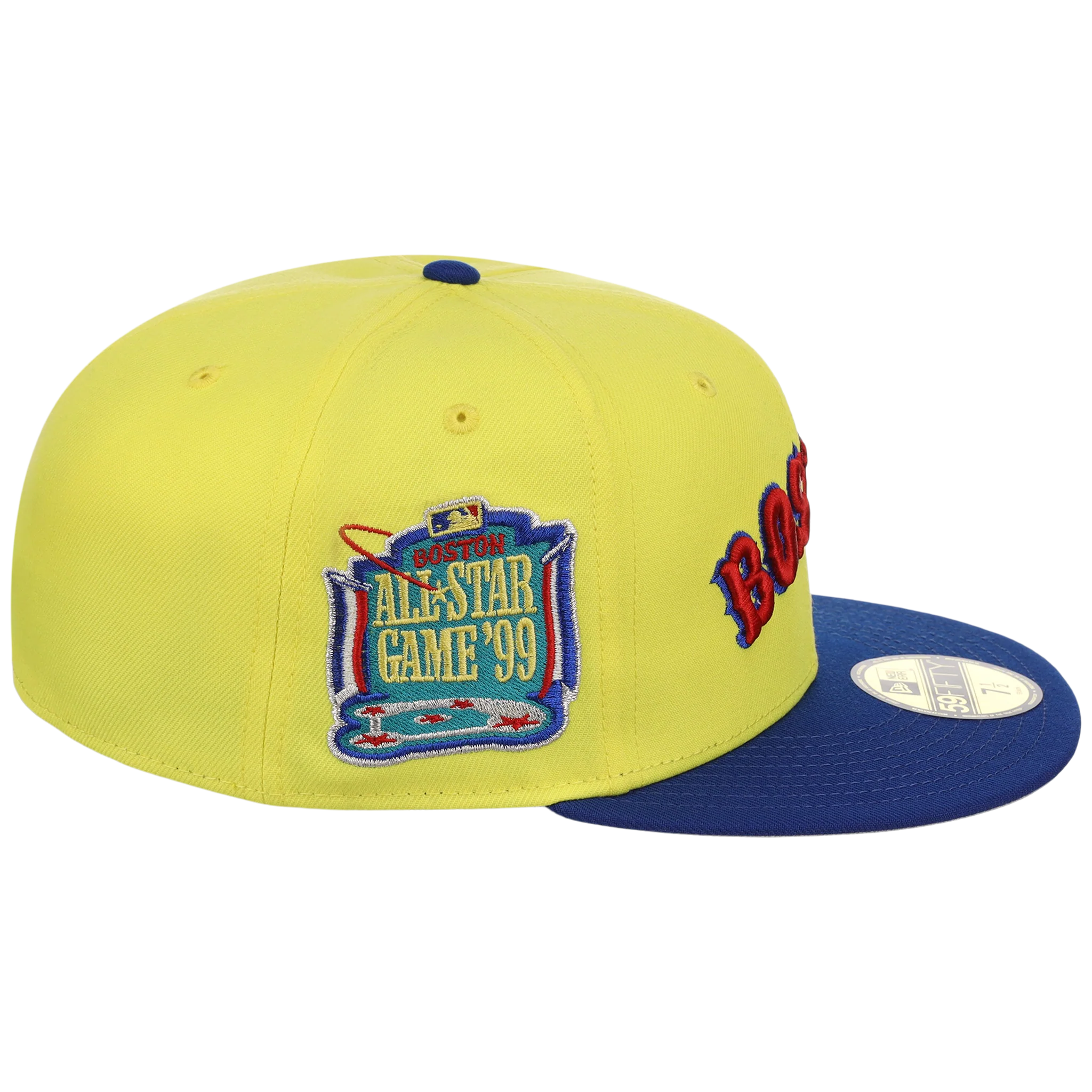 Boston Red Sox Iron Czar New Era 59FIFTY (Yellow/Blue) - Image 3