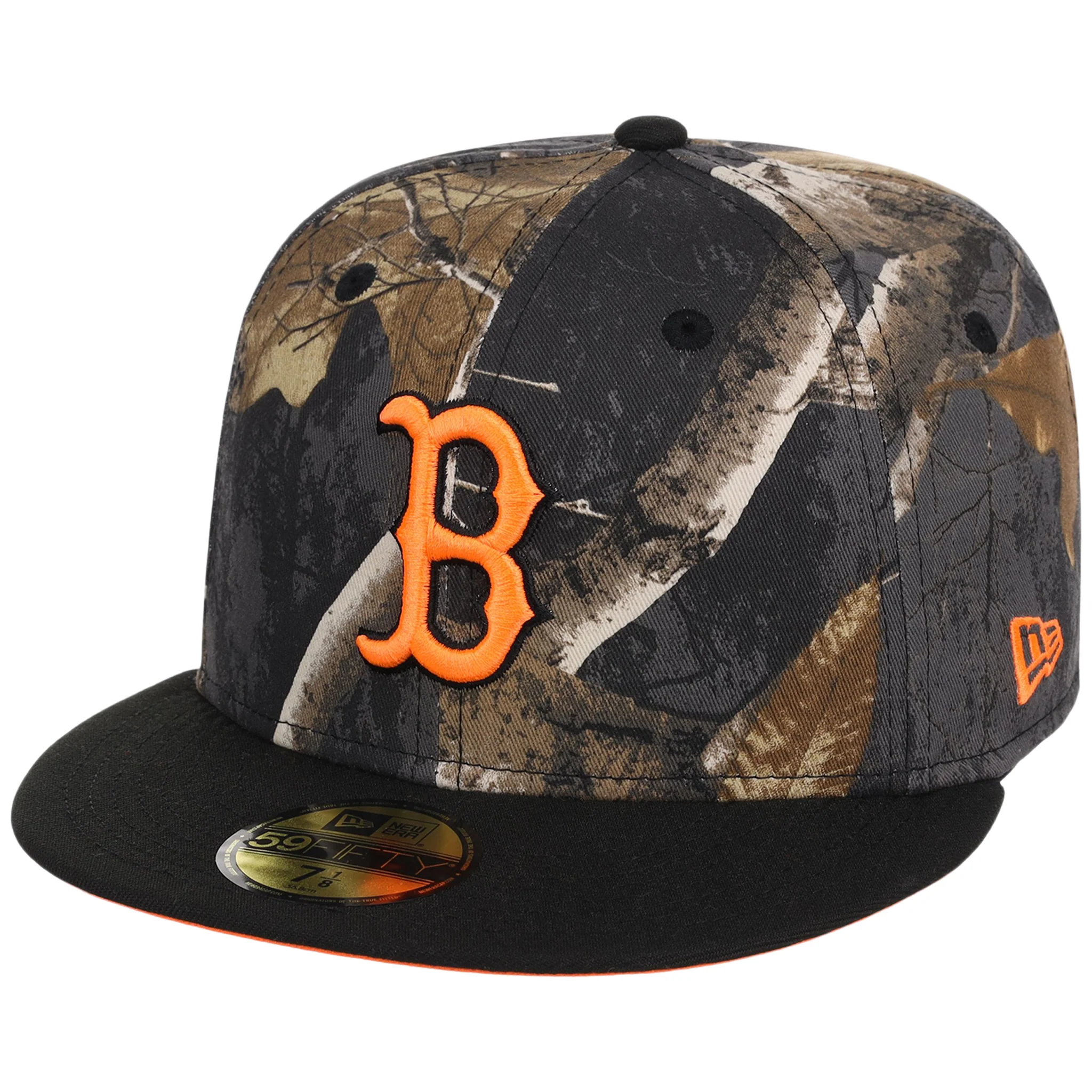 Boston Red Sox MLB Black Realtree 'Flame' New Era 59FIFTY - Image 4