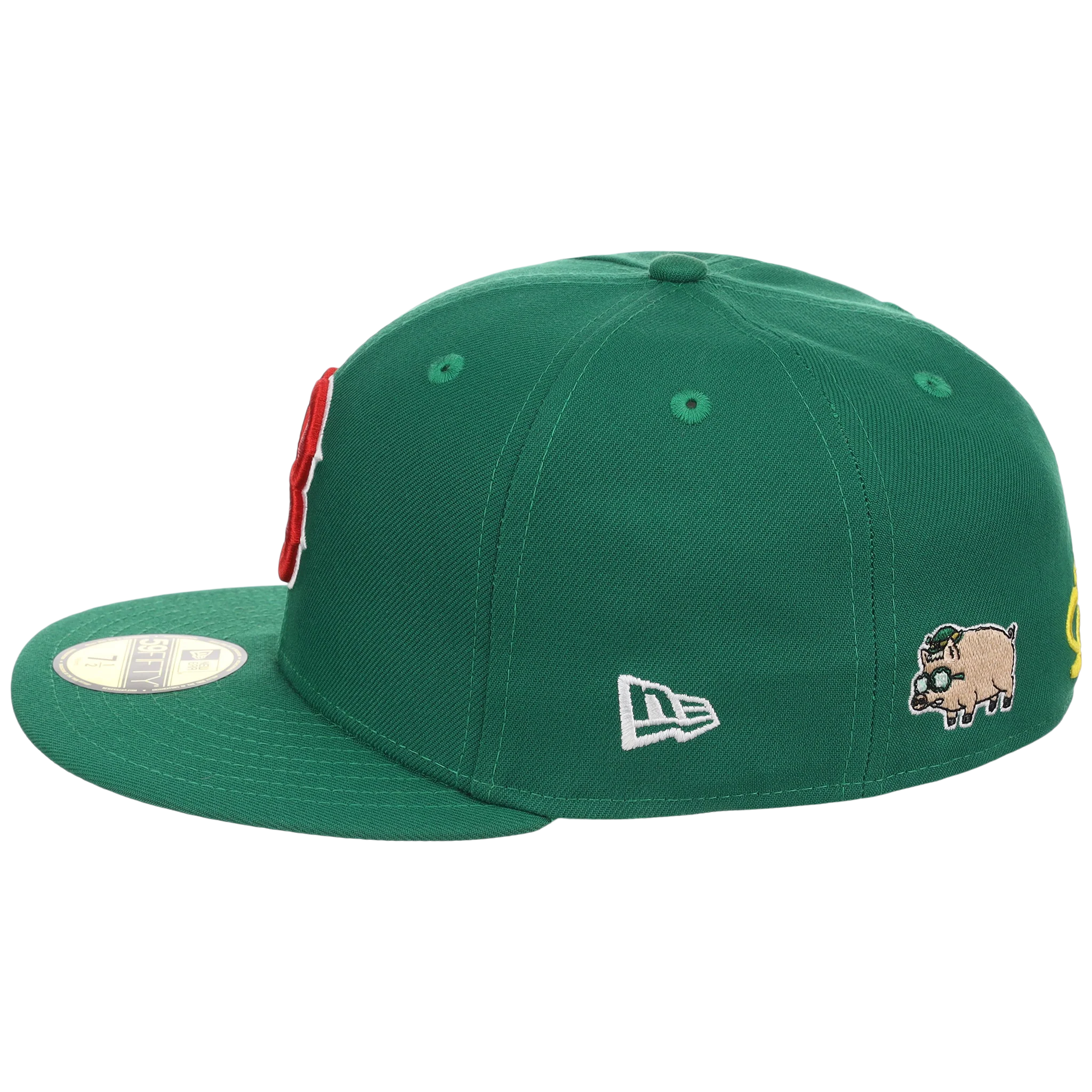 Boston Red Sox MLB Simpsons Localized New Era 59FIFTY - Mo - Kelly Green/Kelly Green - Image 6