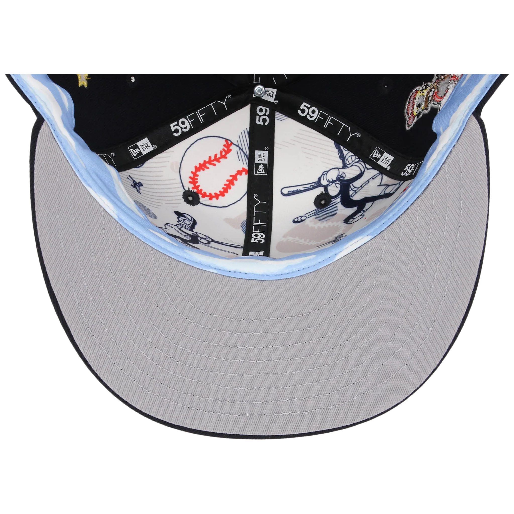 Boston Red Sox MLB Simpsons Homer at the Bat 'Wonderbat' New Era 59FIFTY - Image 2