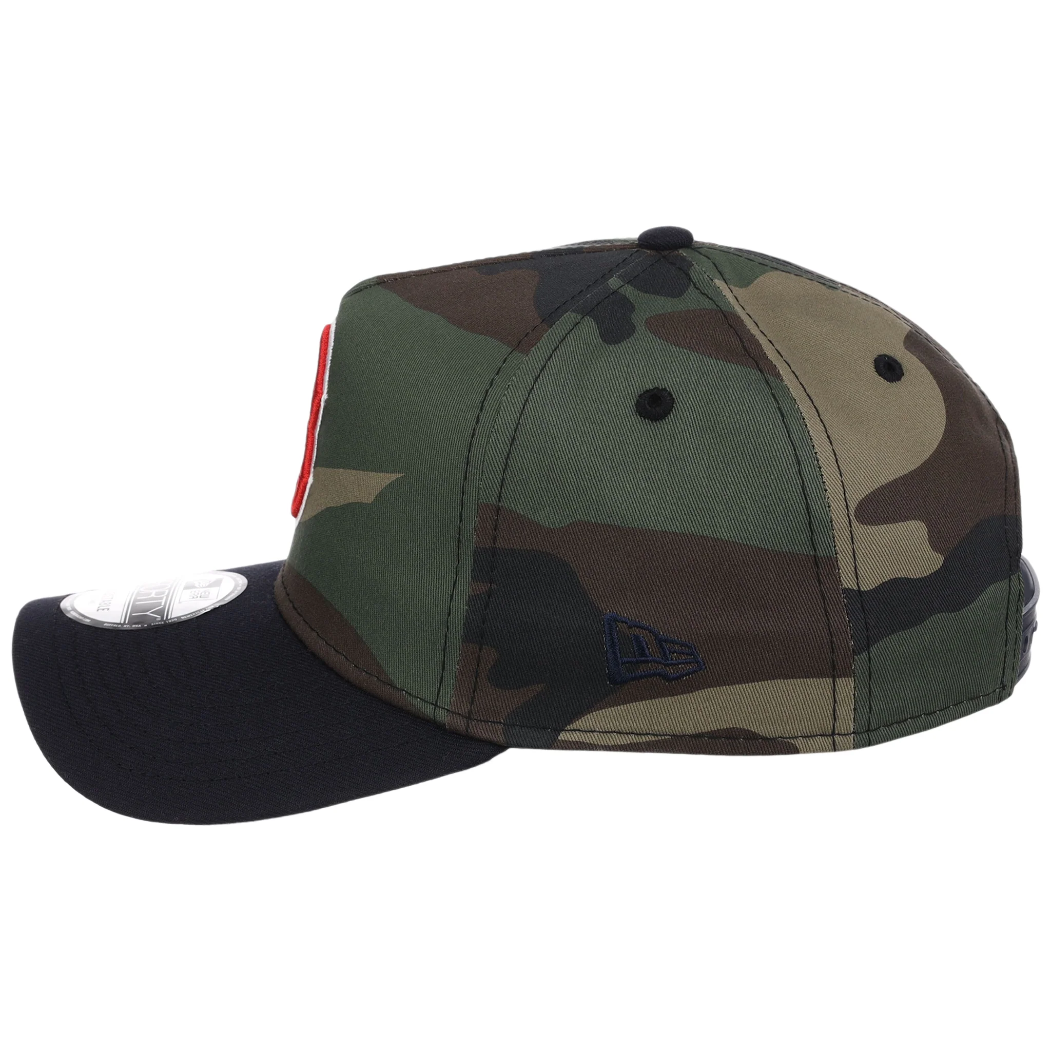 Boston Red Sox MLB Woodland Contrast New Era 9FORTY - Image 6