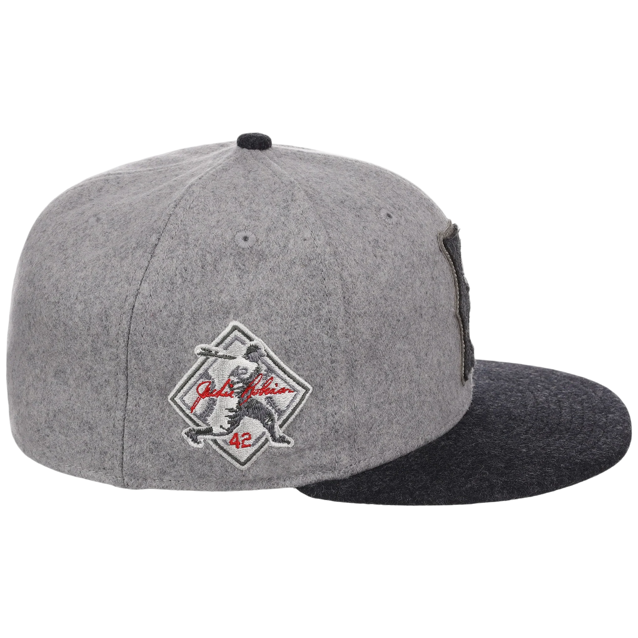 Brooklyn Dodgers 42 Legacy Pack New Era 59FIFTY - Gray/Graphite - Image 3