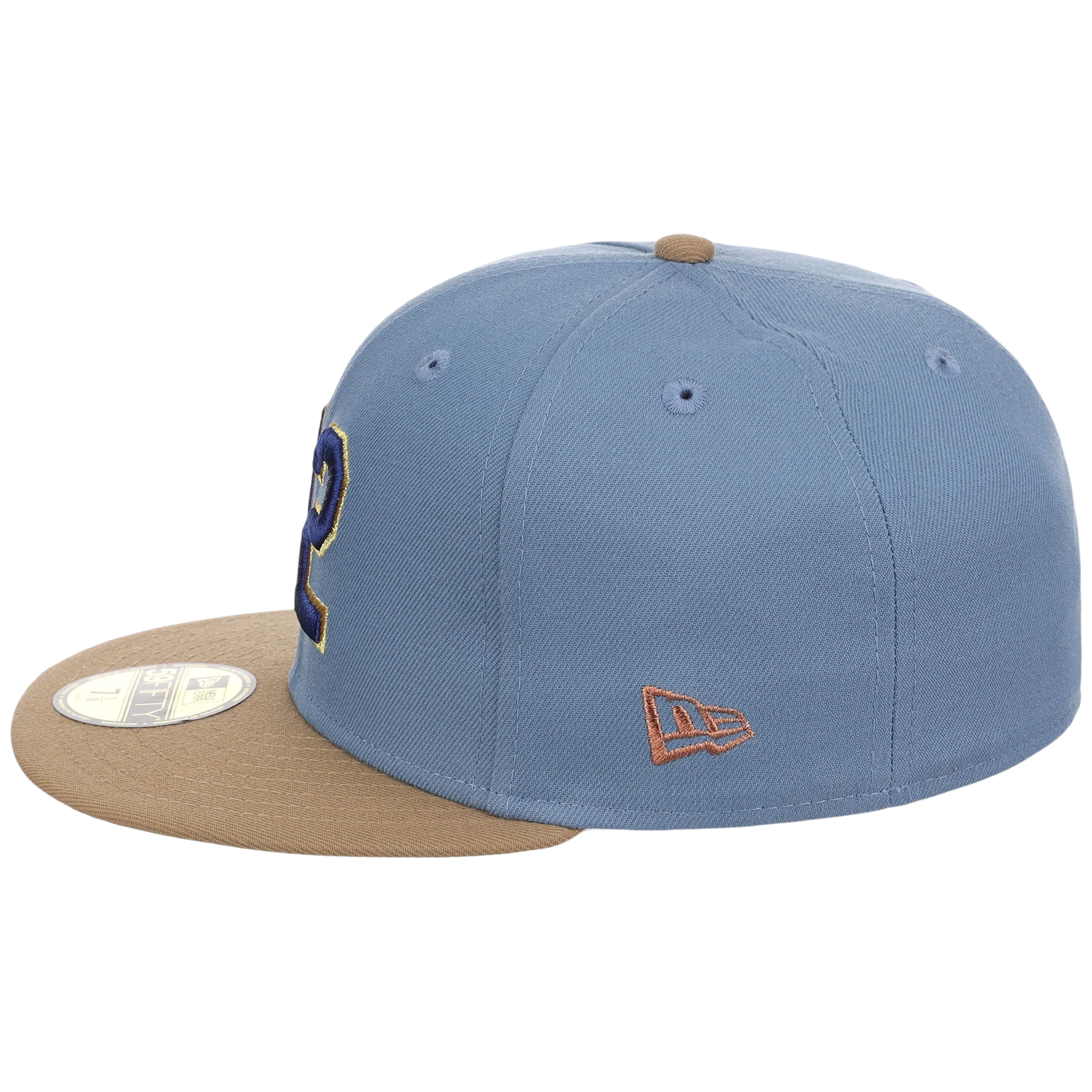 Brooklyn Dodgers 42 Legacy Pack New Era 59FIFTY - Light Blue/Khaki - Image 6