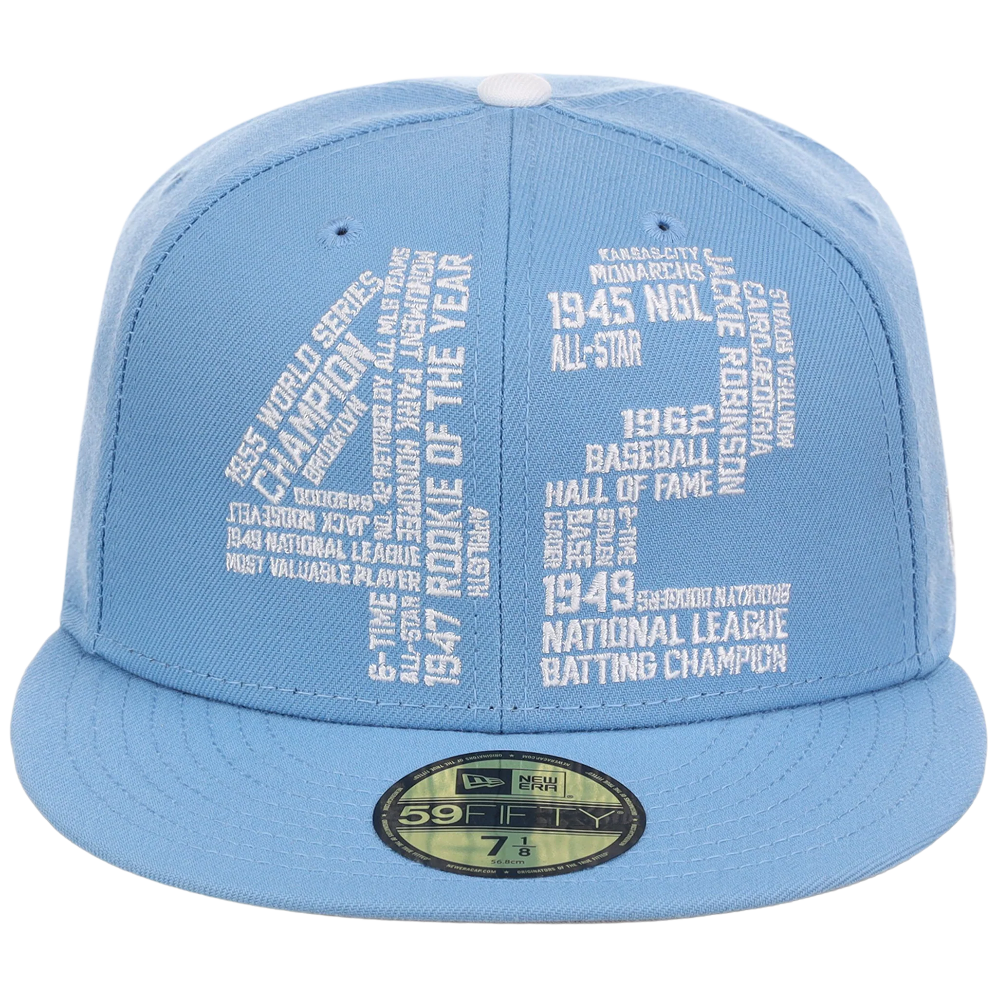 Brooklyn Dodgers 42 Legacy Pack New Era 59FIFTY - Sky/Sky - Image 5