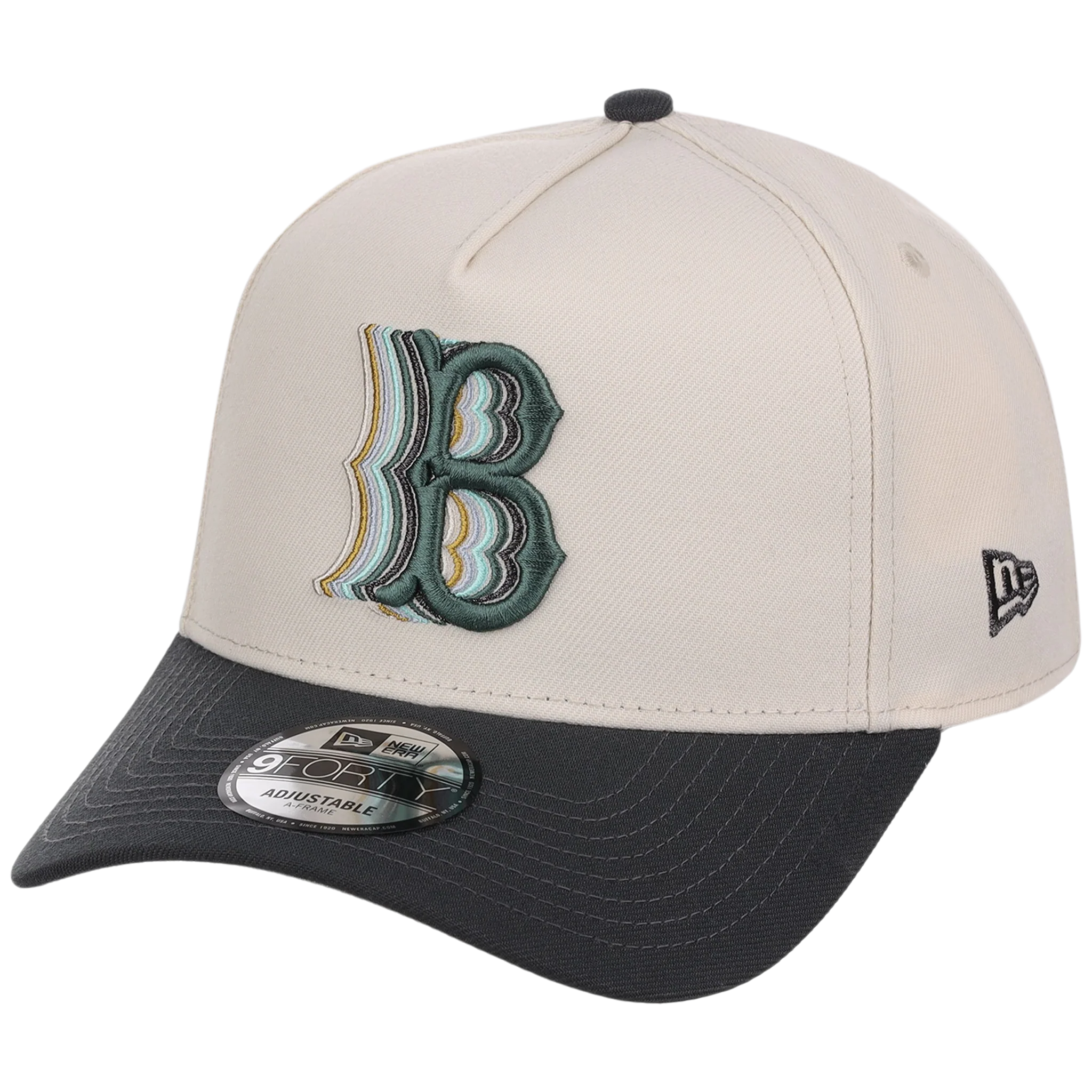 Brooklyn Dodgers MLB Cream Clouds New Era 9FORTY - Image 4