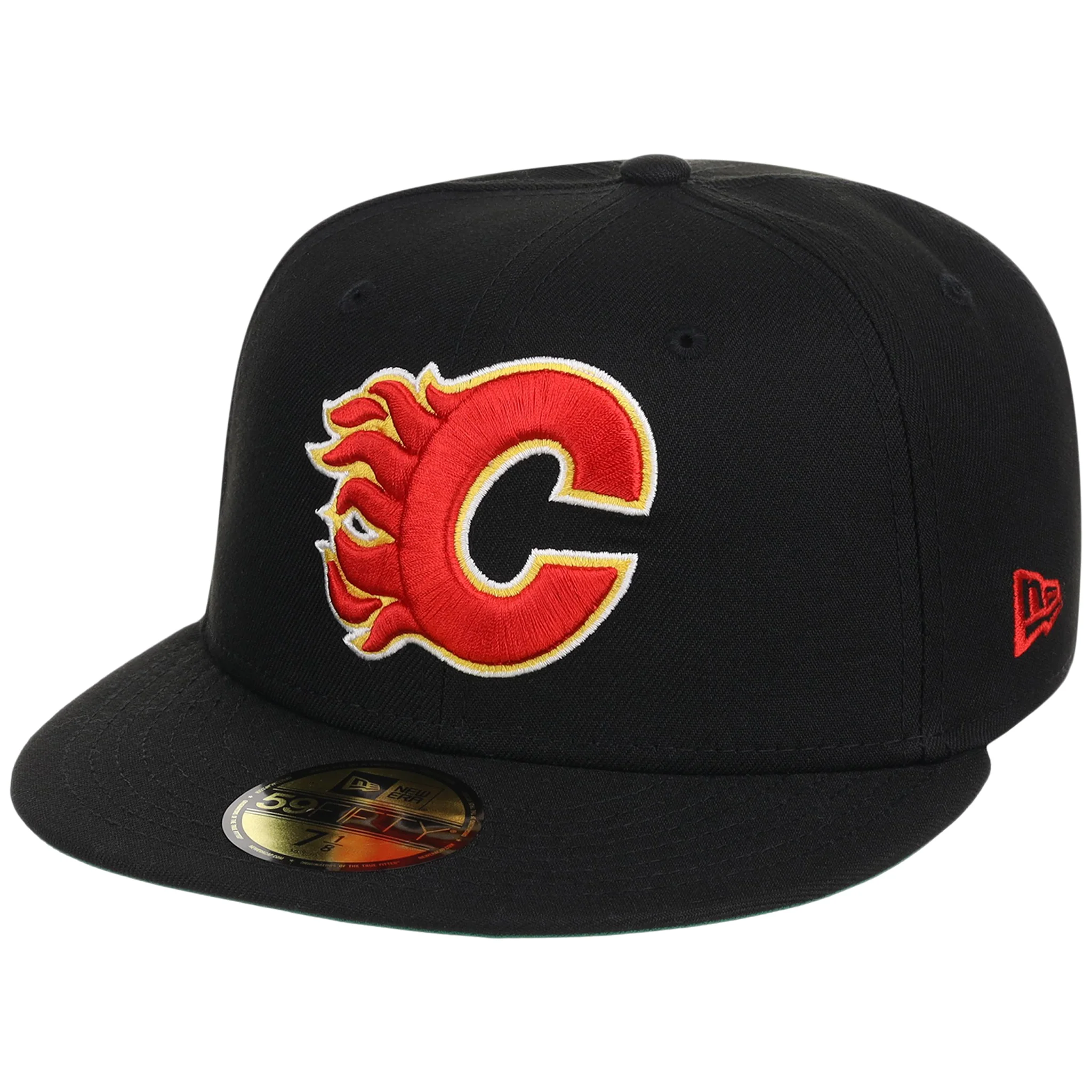 Calgary Flames NHL Black Dome New Era 59FIFTY - Image 4
