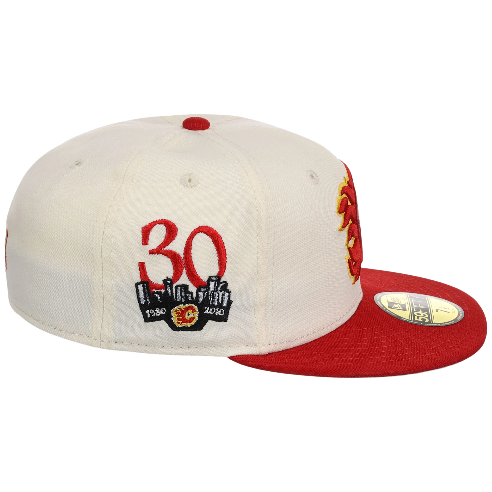 CALGARY FLAMES NHL CHROME OTC NEW ERA 59FIFTY - Image 3