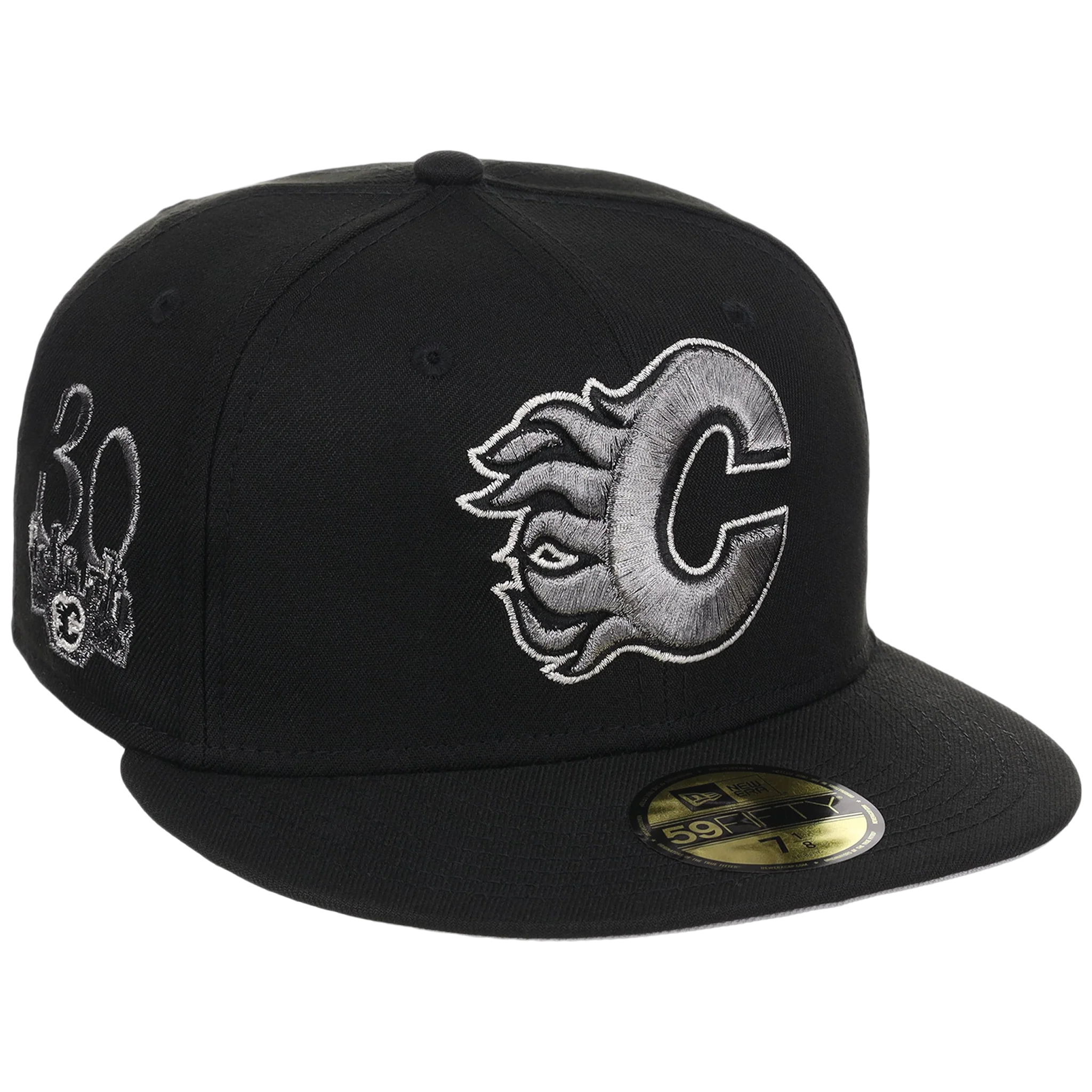Calgary Flames NHL Liquid Titanium New Era 59FIFTY