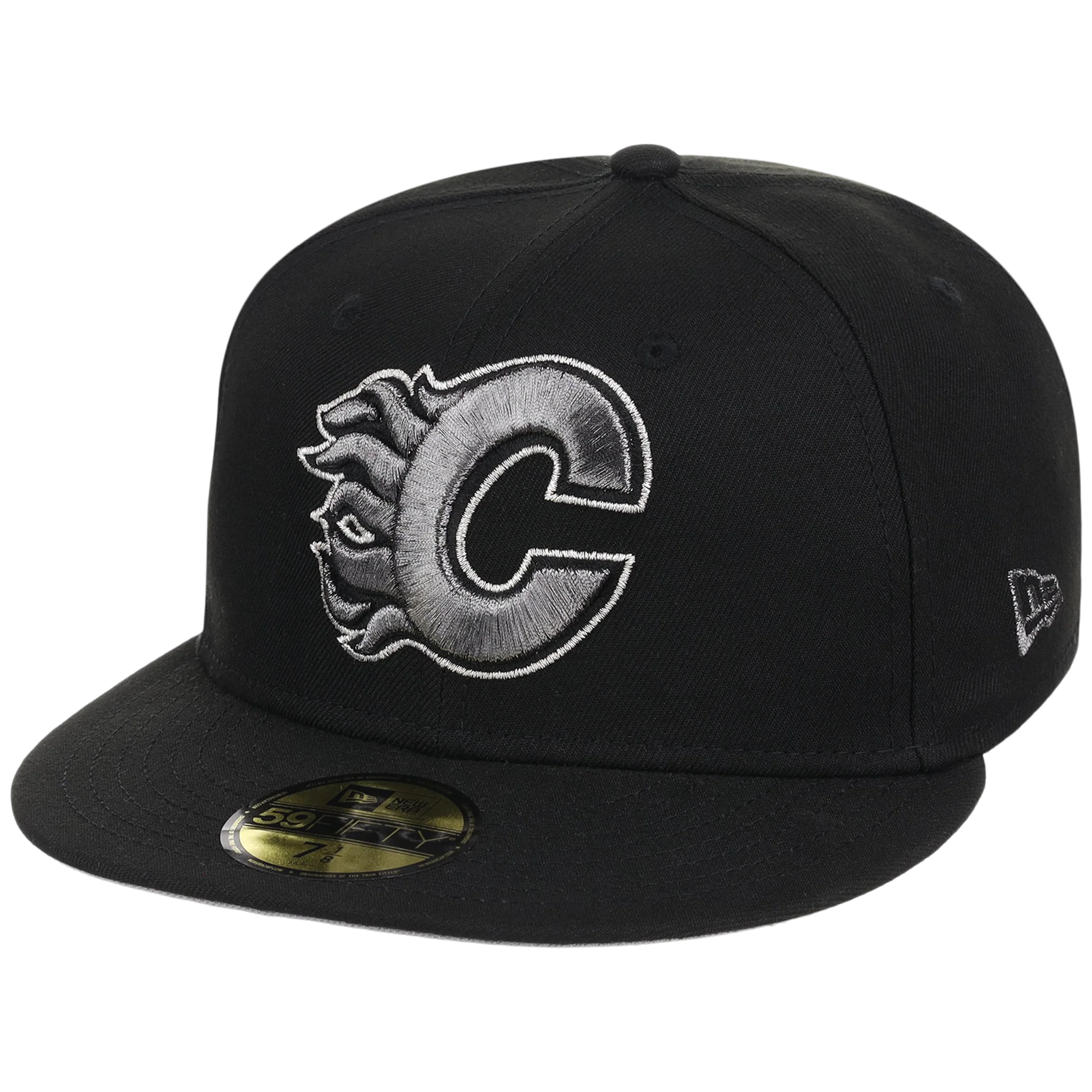 Calgary Flames NHL Liquid Titanium New Era 59FIFTY - Image 4