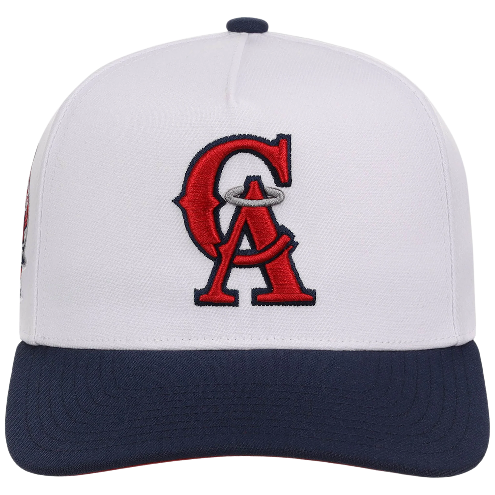 California Angels Mitchell & Ness MLB 'Era Flip' Heritage Series Pro Pinch - White/Navy - Image 5