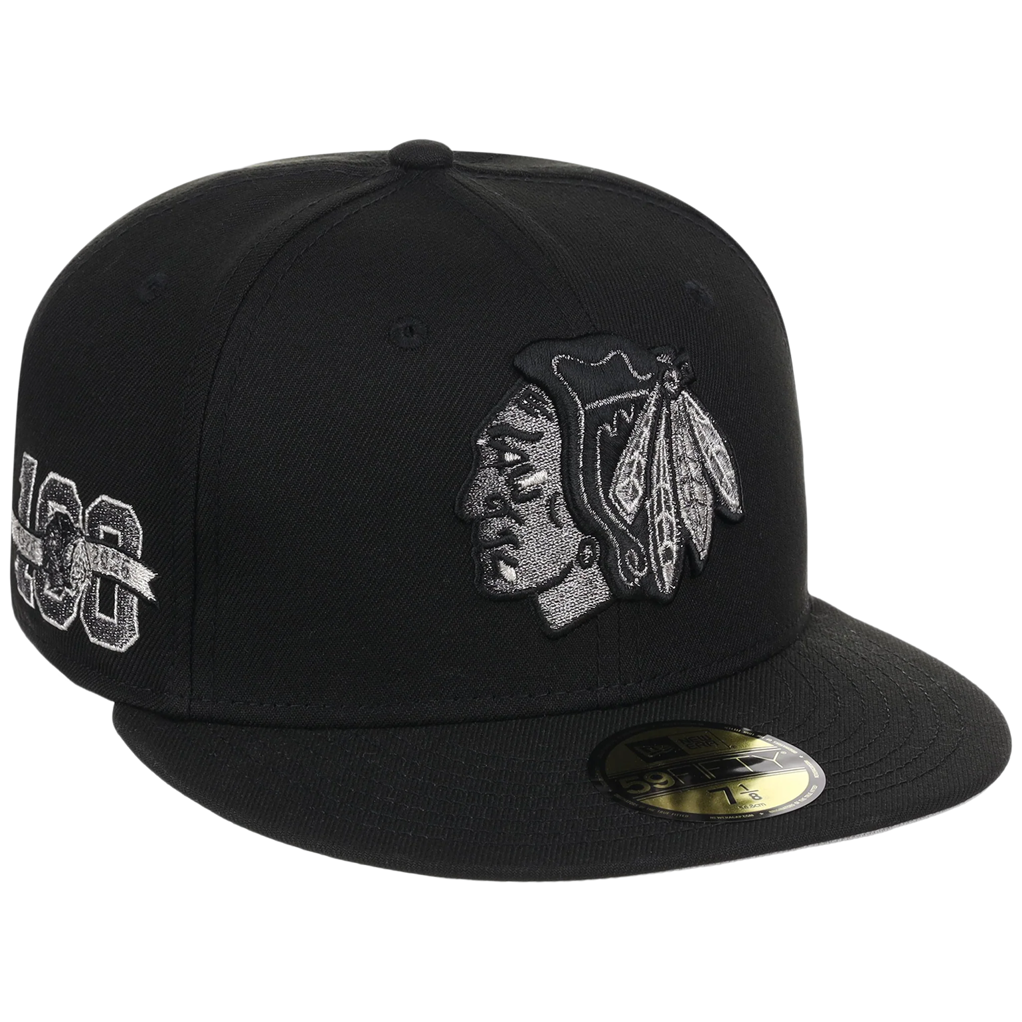 Chicago Blackhawks NHL Liquid Titanium New Era 59FIFTY