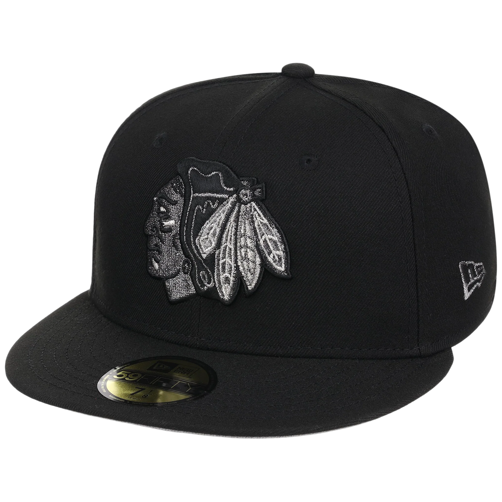 Chicago Blackhawks NHL Liquid Titanium New Era 59FIFTY - Image 4
