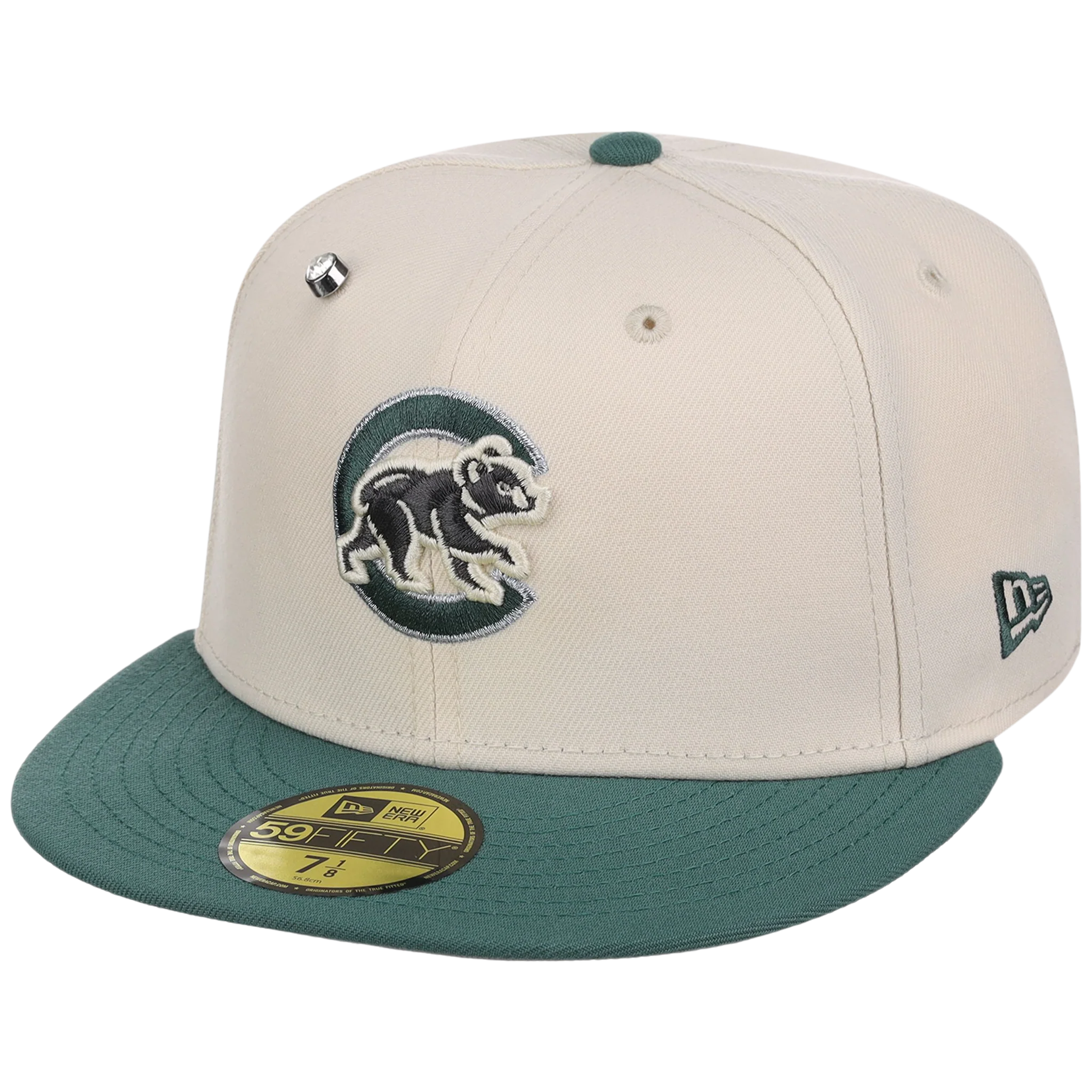 Chicago Cubs MLB Cream Lichen New Era 59FIFTY - Image 4