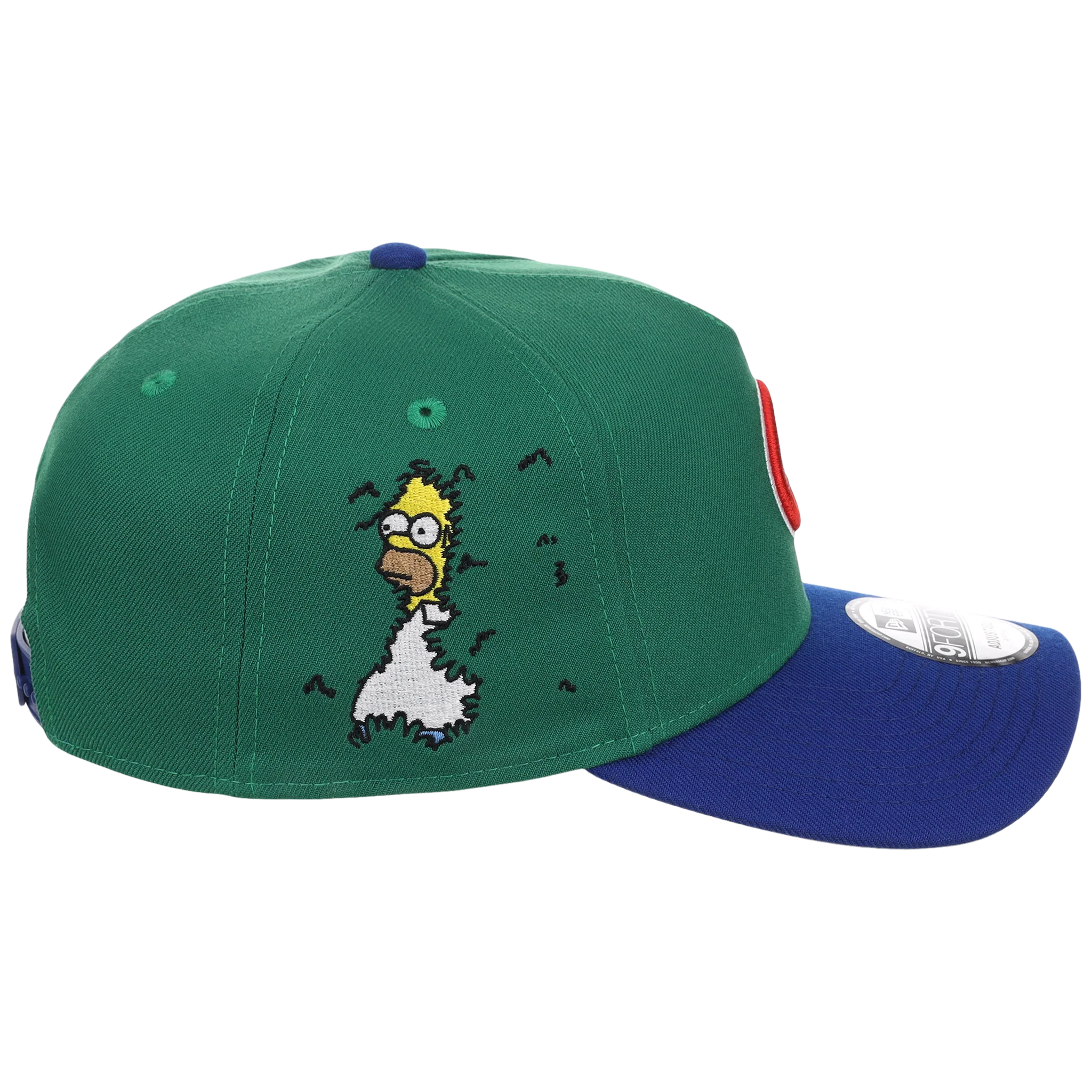 Chicago Cubs MLB Simpsons Localized New Era 9FORTY - Ivy - Green/Blue - Image 3