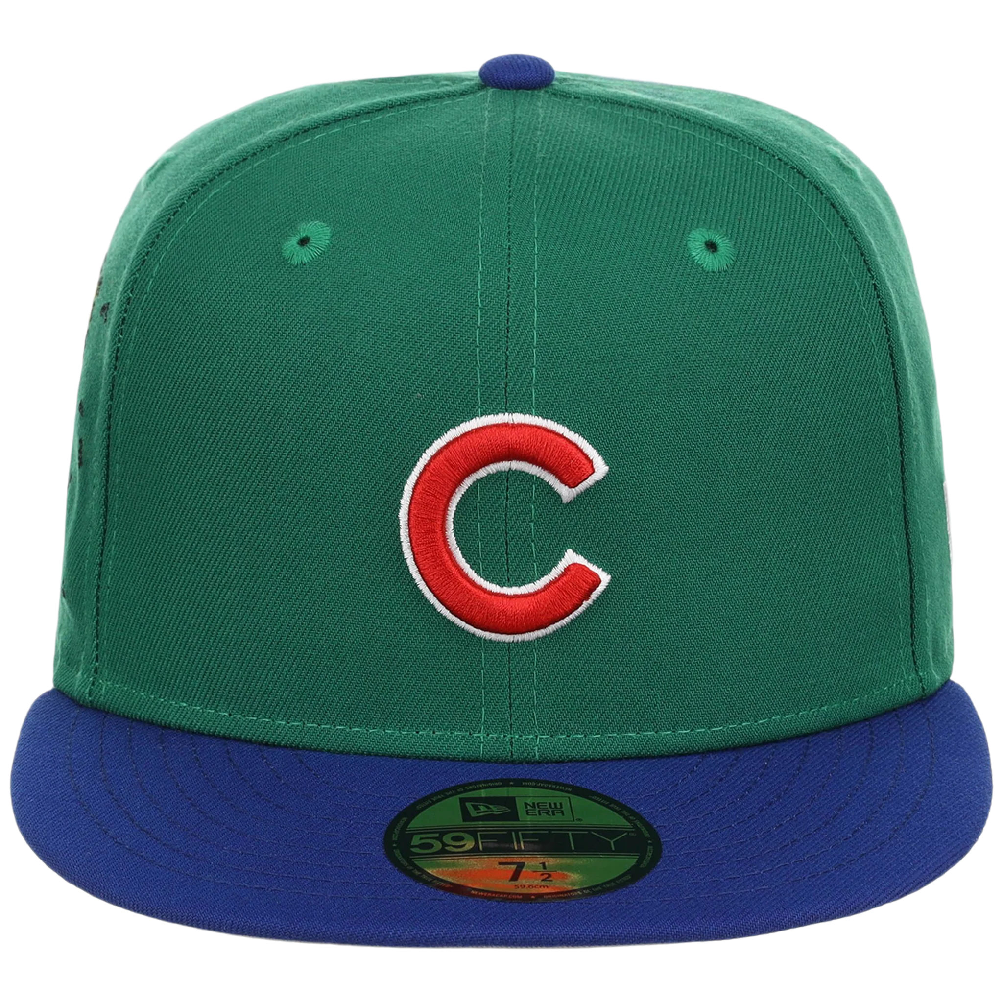 Chicago Cubs MLB Simpsons Localized New Era 59FIFTY - Ivy - Kelly Green/Royal - Image 5