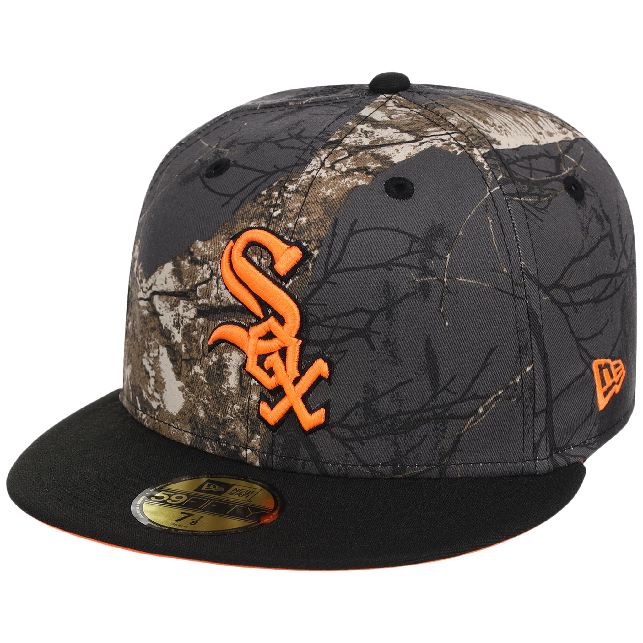 Chicago White Sox MLB Black Realtree 'Flame' New Era 59FIFTY - Image 4