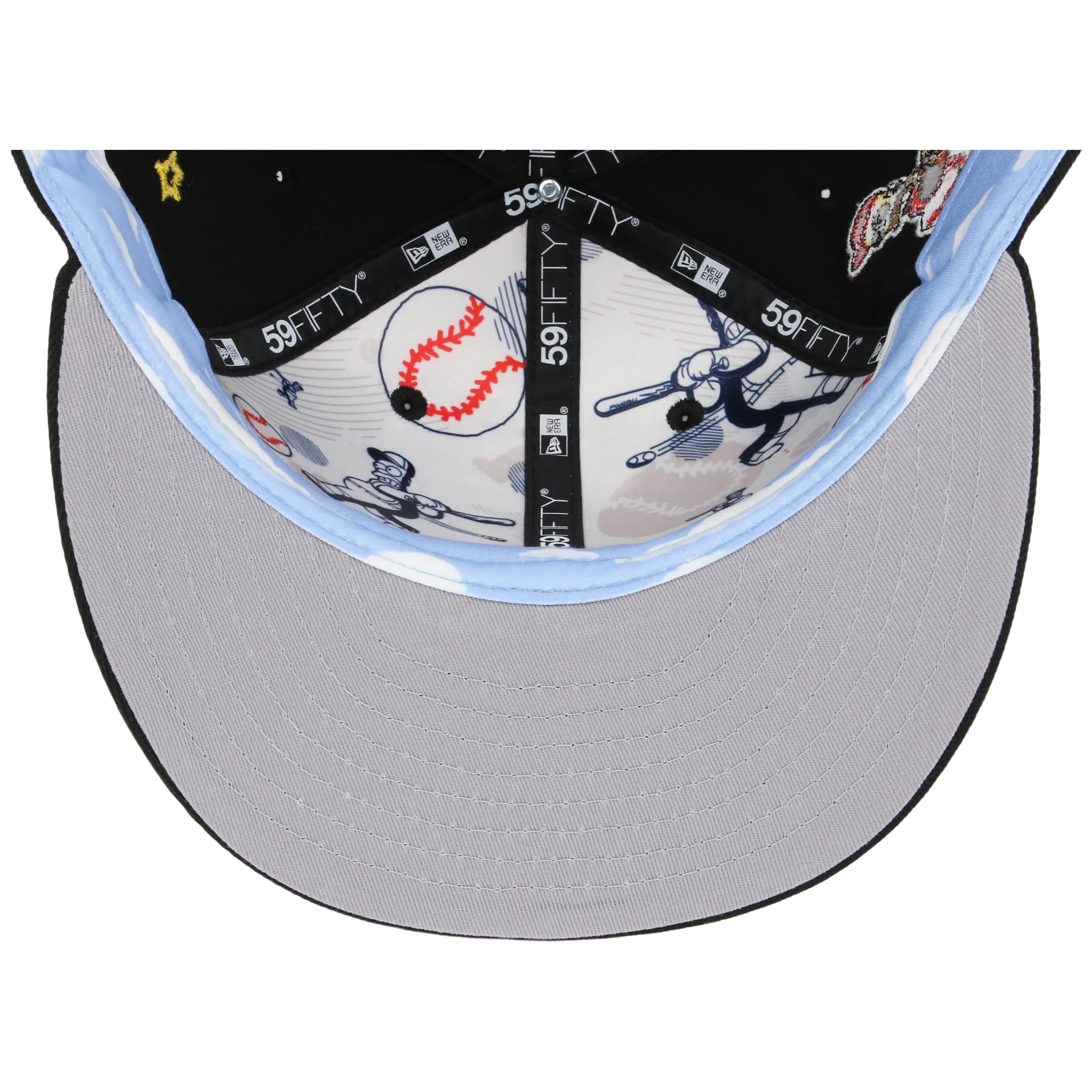 Chicago White Sox MLB Simpsons Homer at the Bat 'Wonderbat' New Era 59FIFTY - Image 2