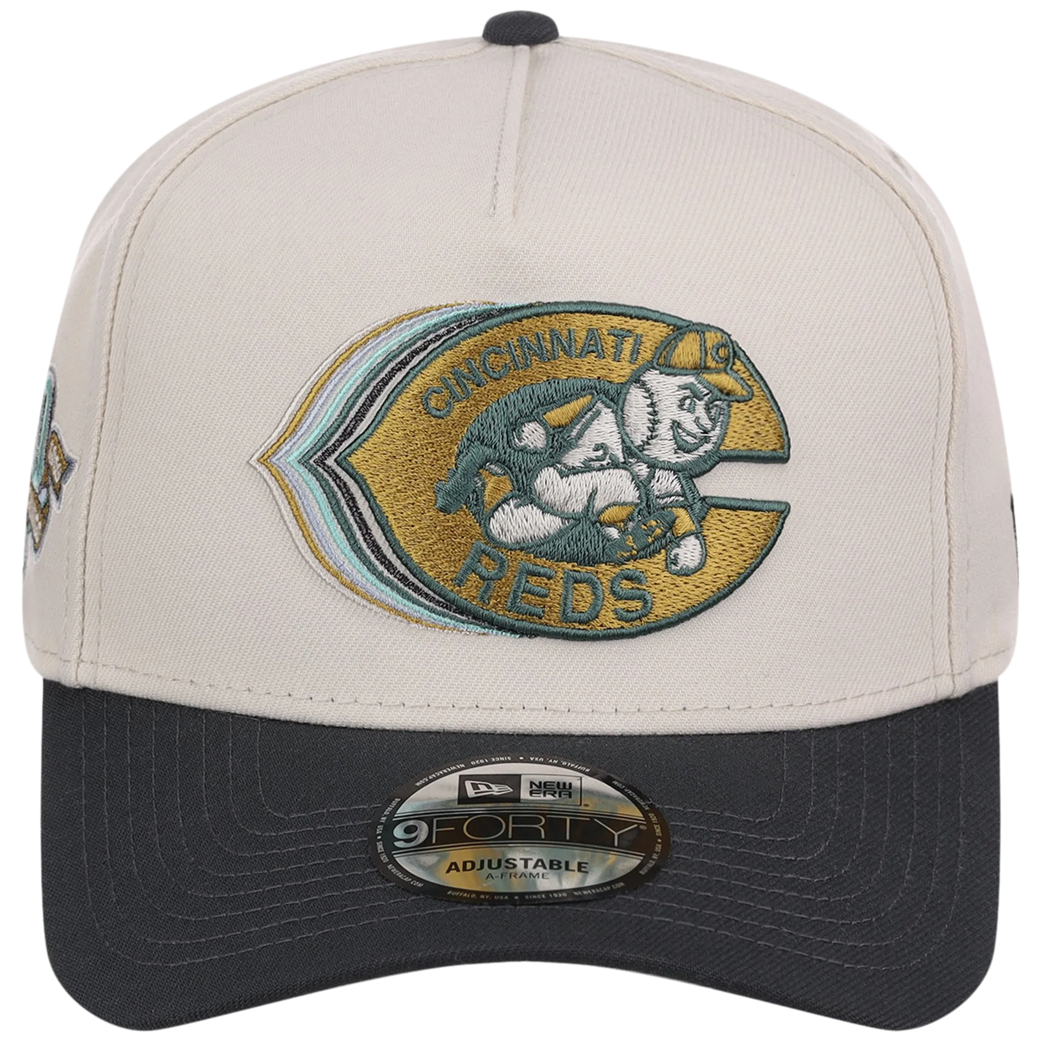 Cincinnati Reds MLB Cream Clouds New Era 9FORTY - Image 5