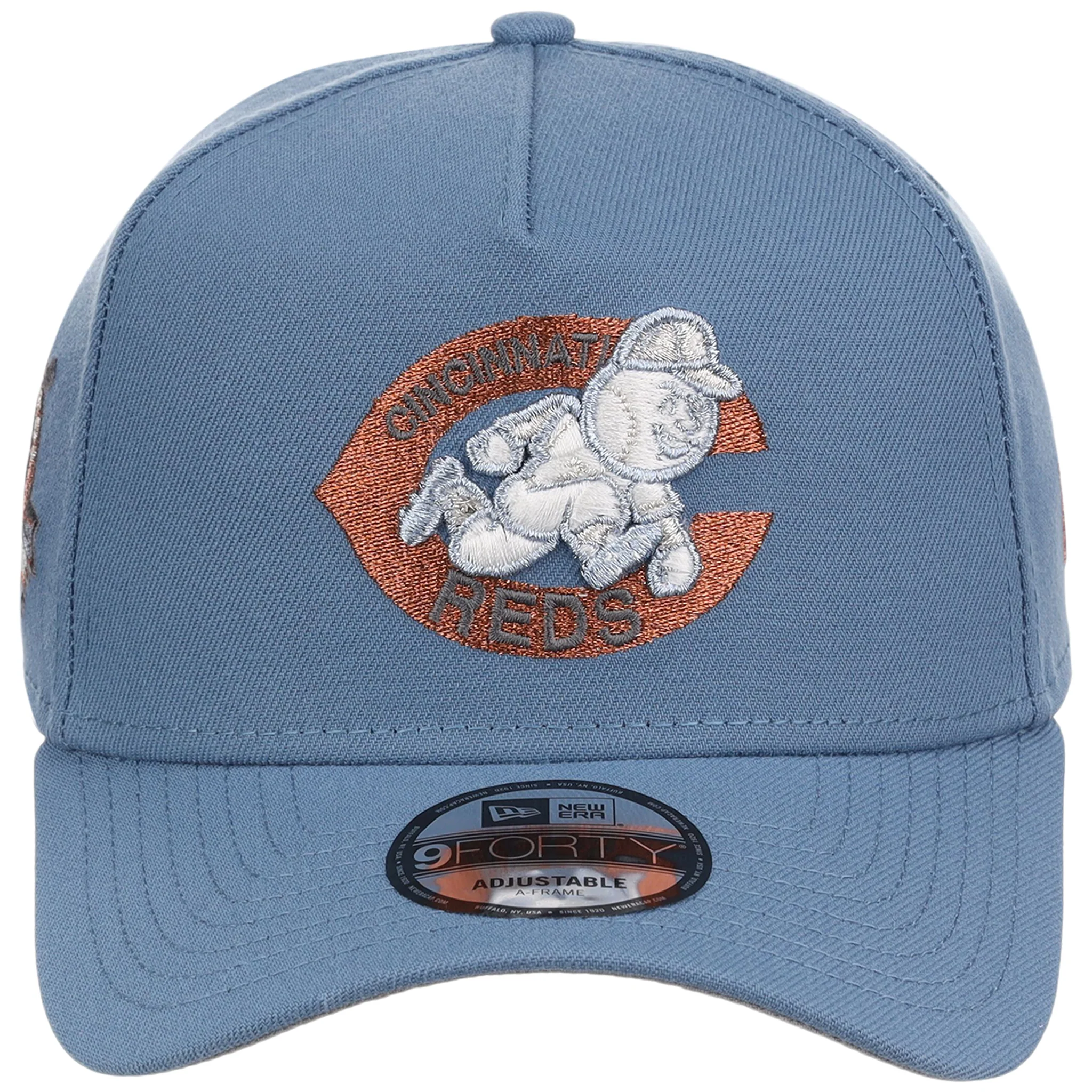 Cincinnati Reds MLB Faded Blue New Era 9FORTY - Image 5