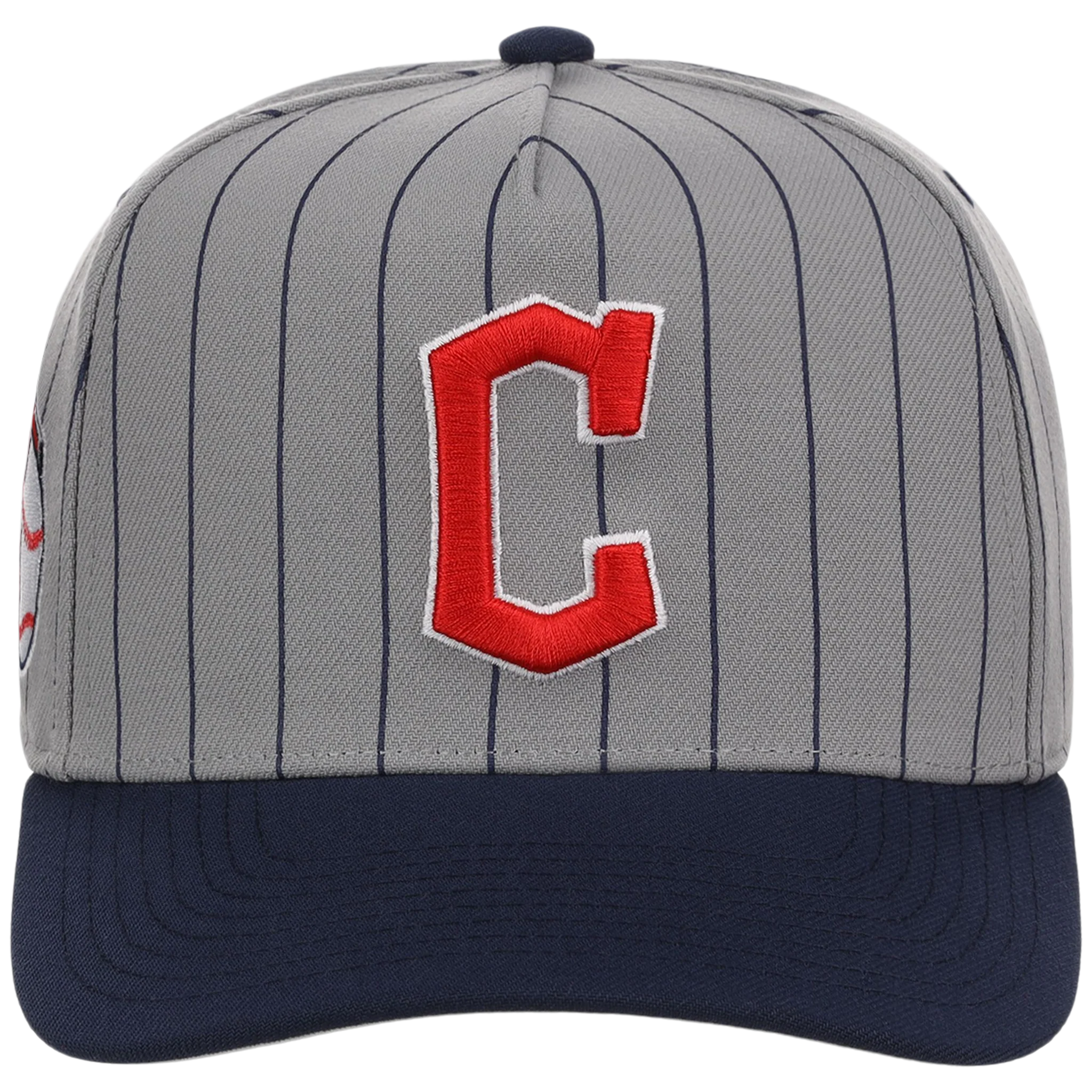 Cleveland Guardians Mitchell & Ness MLB 'Era Flip' Heritage Series Pro Pinch - Grey/Navy - Image 5